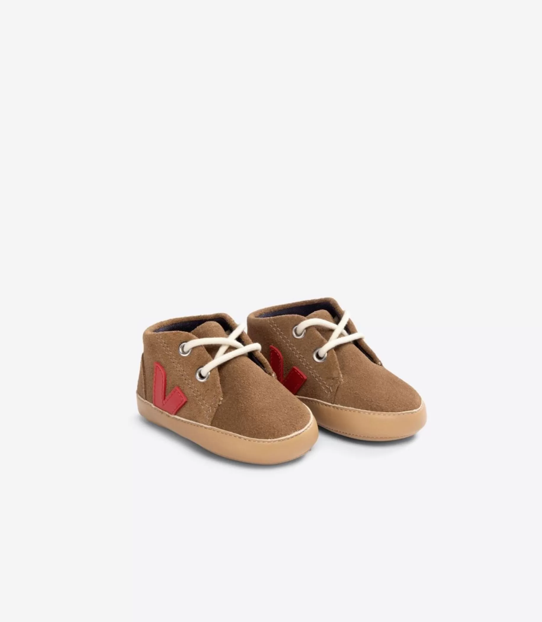 Fashion VEJA Baby Suede Brown Pekin