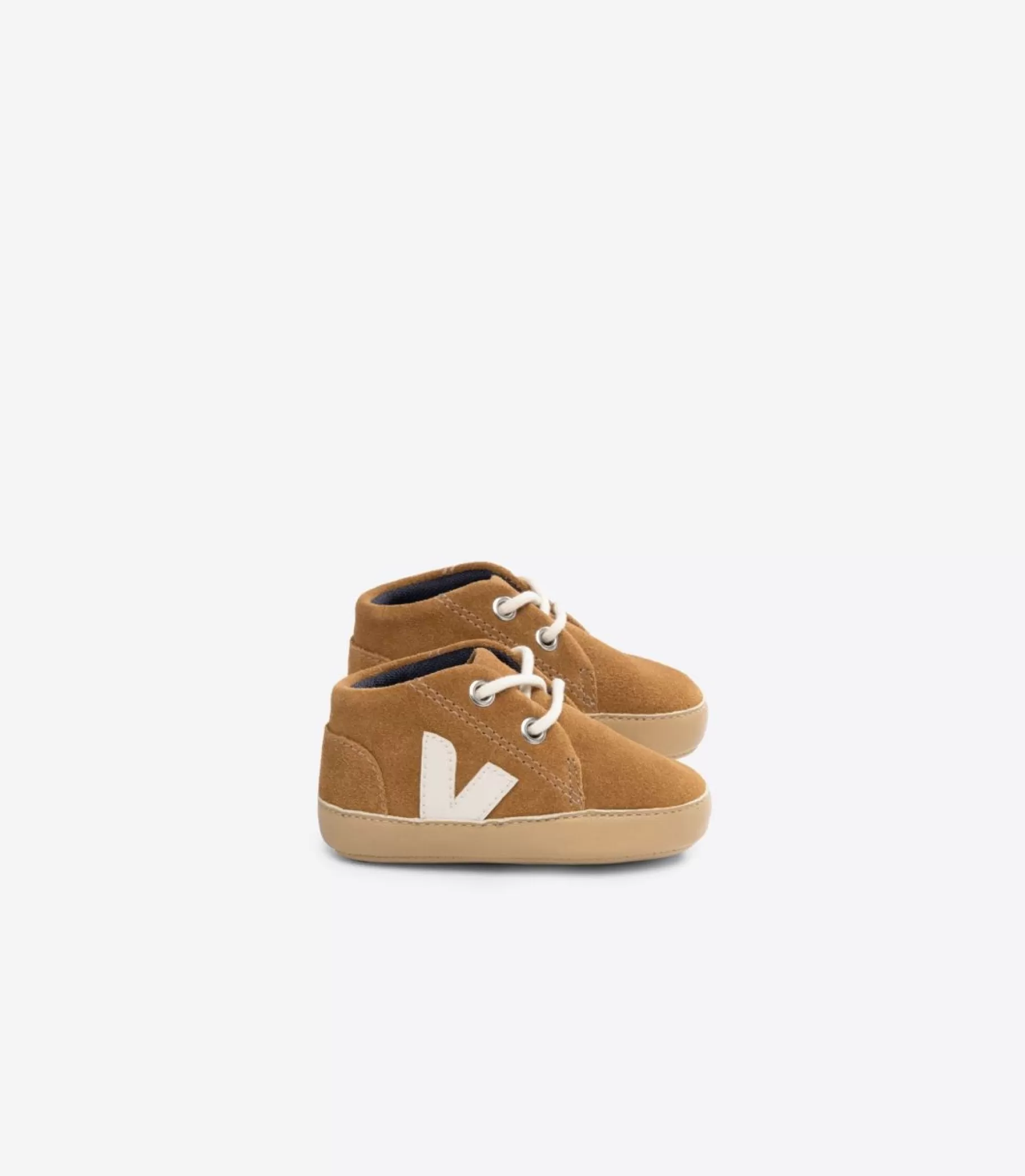 New VEJA Baby Suede Camel Pierre
