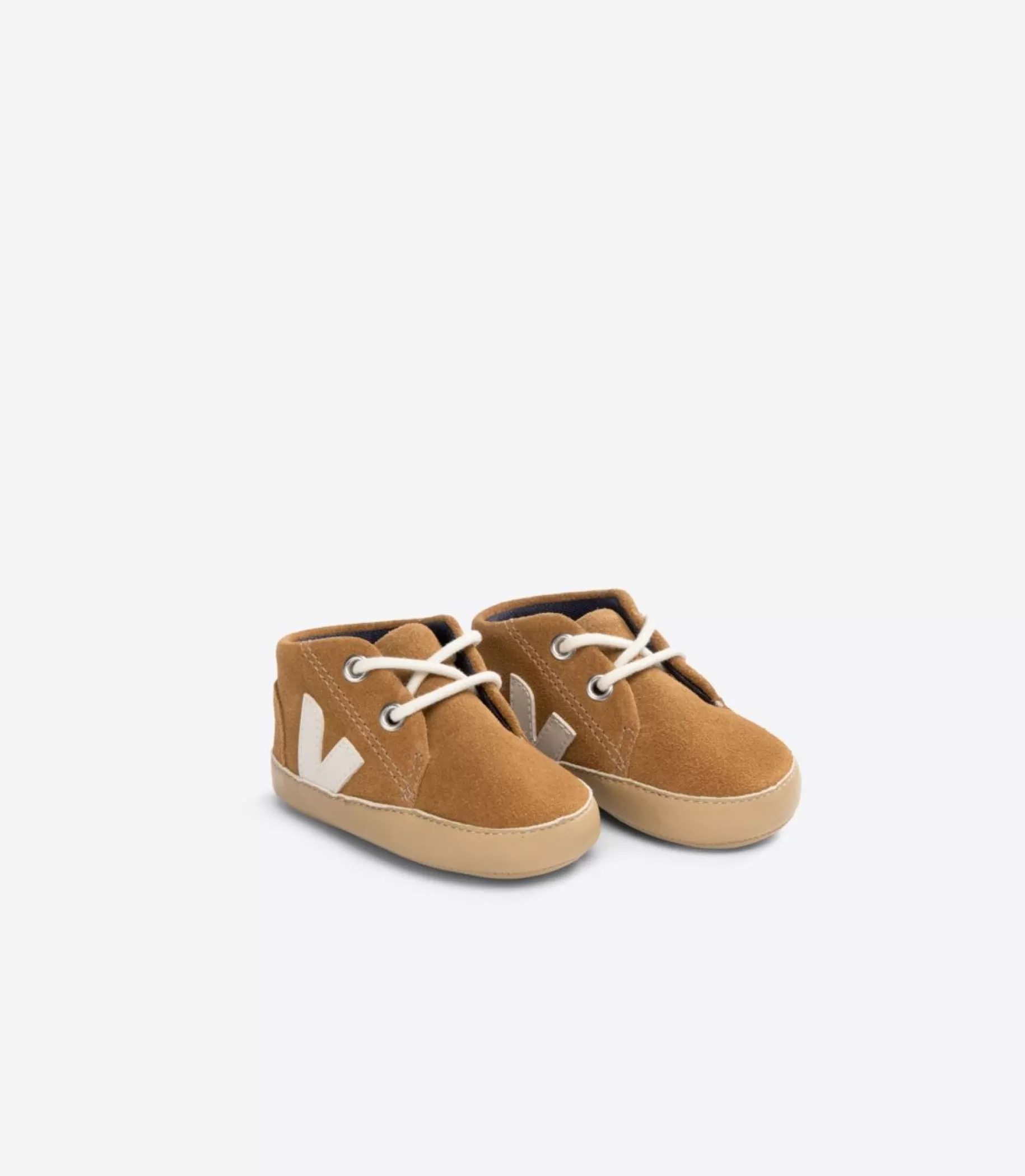New VEJA Baby Suede Camel Pierre