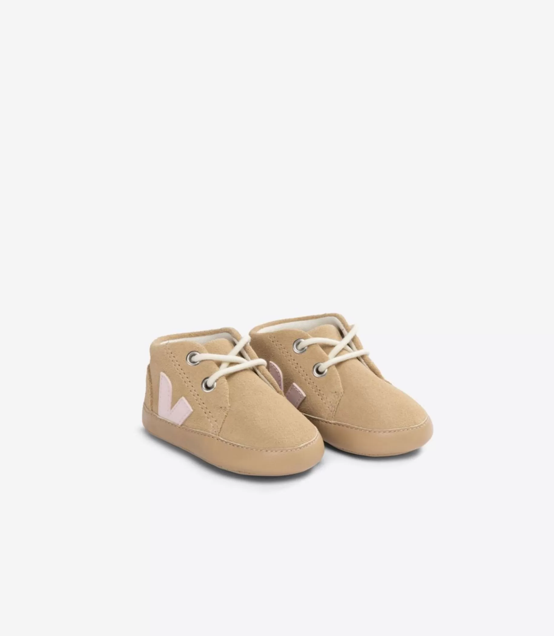 Discount VEJA Baby Suede Desert Petale