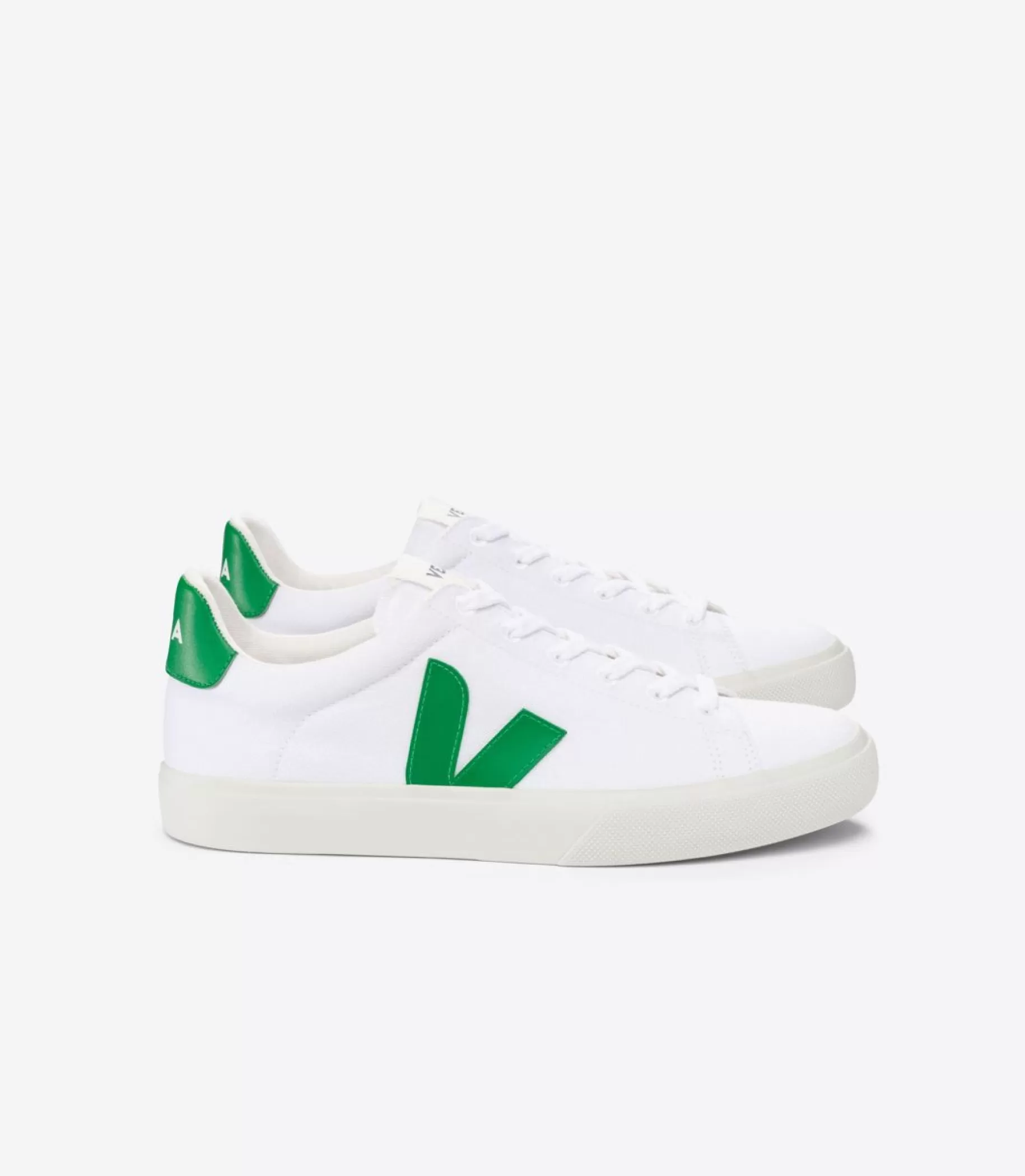 Best VEJA Campo Canvas White Emeraude