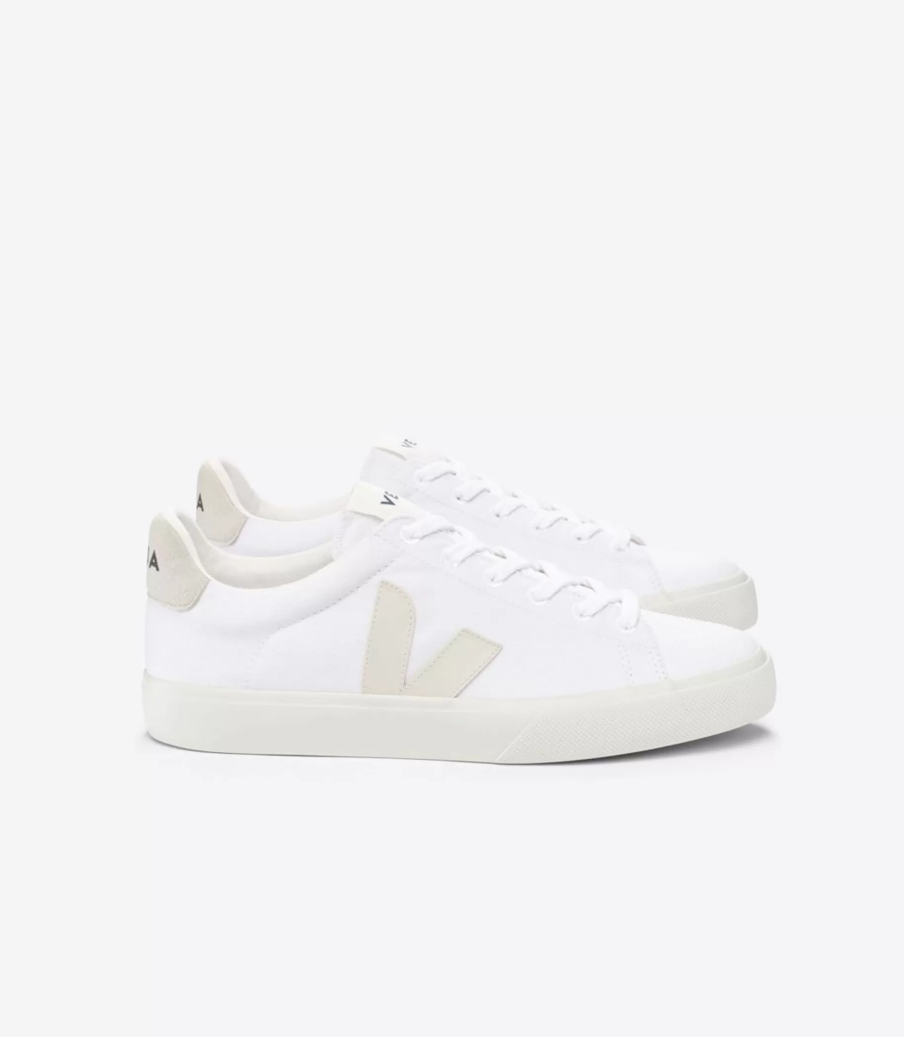 Online VEJA Campo Canvas White Pierre