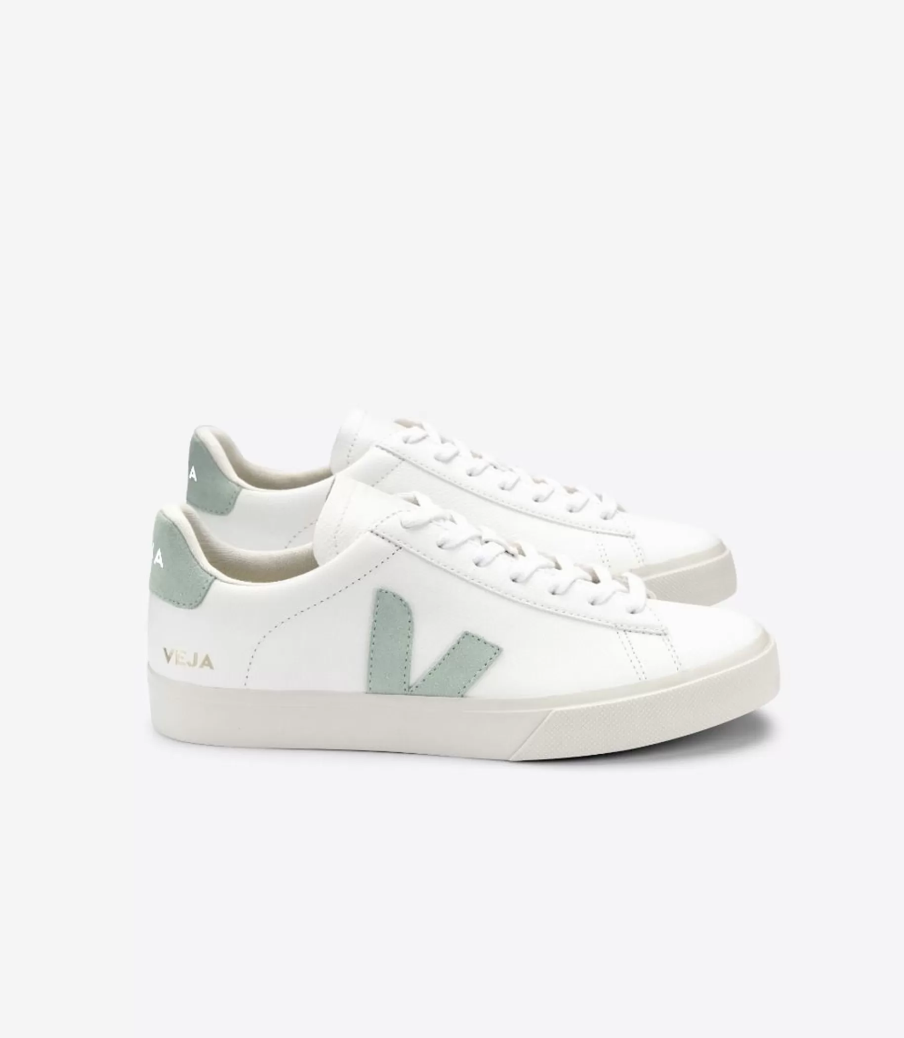 Cheap VEJA Campo Chromefree Leather White Matcha