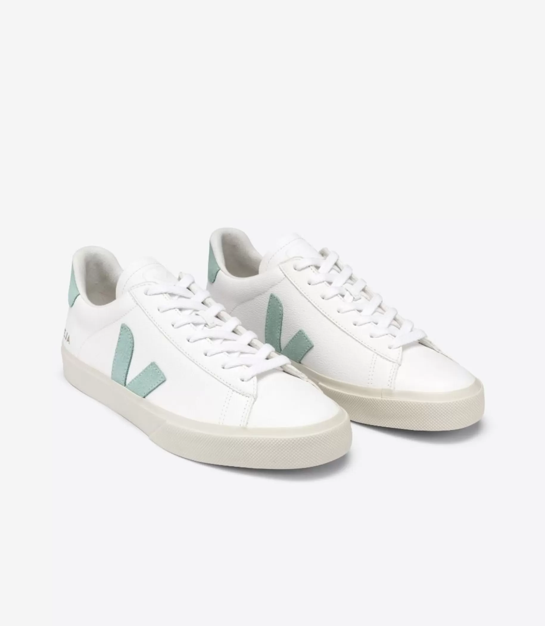 Cheap VEJA Campo Chromefree Leather White Matcha