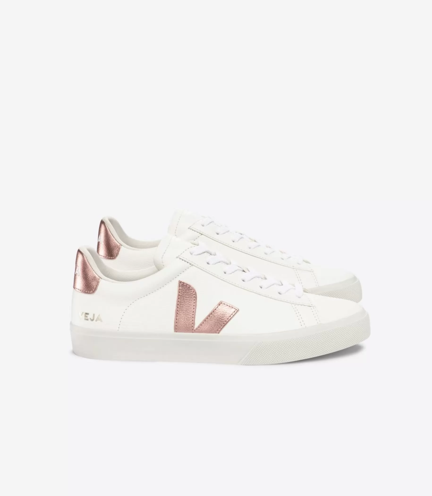 Shop VEJA Campo Chromefree Leather White Nacre