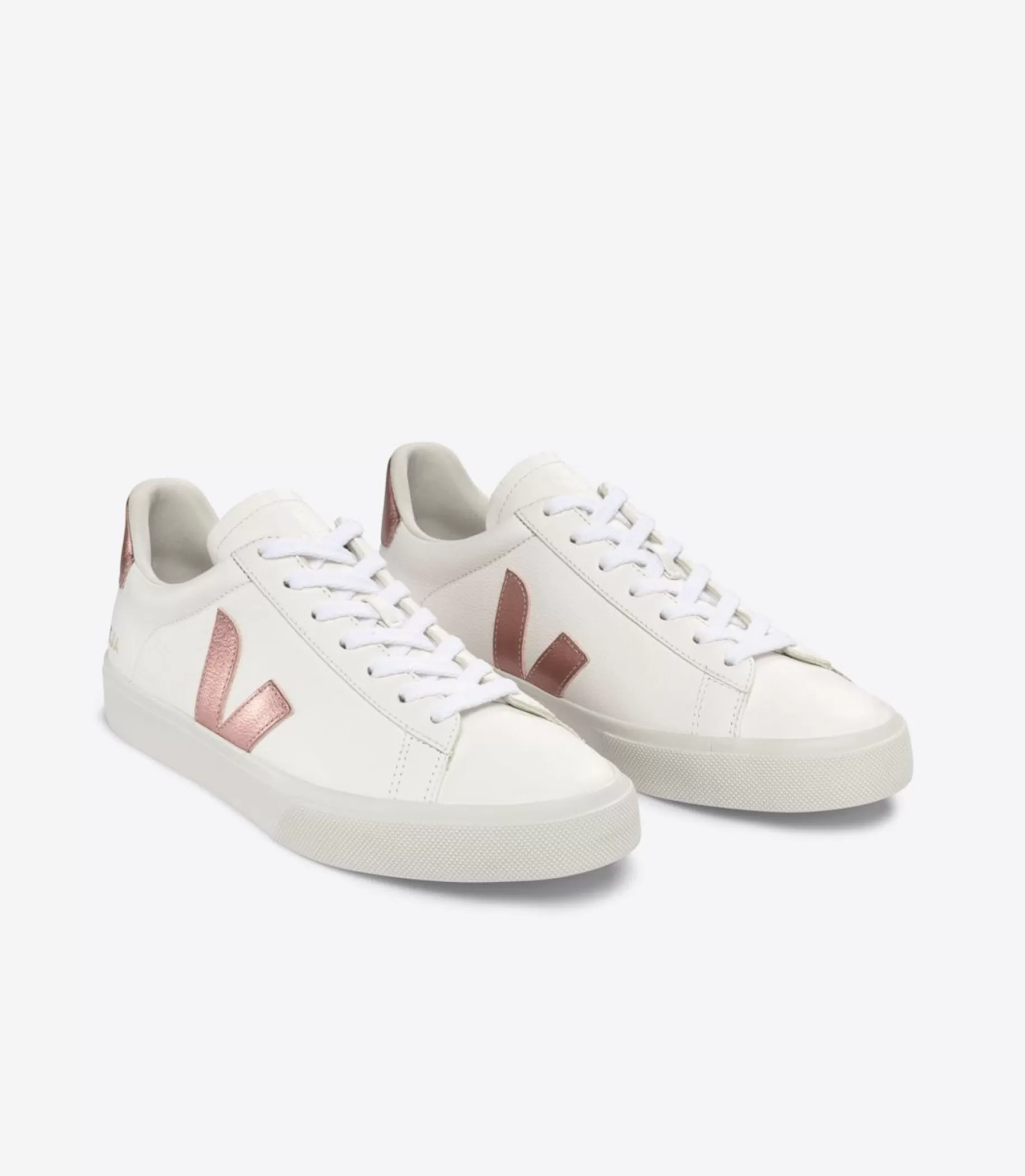 Shop VEJA Campo Chromefree Leather White Nacre