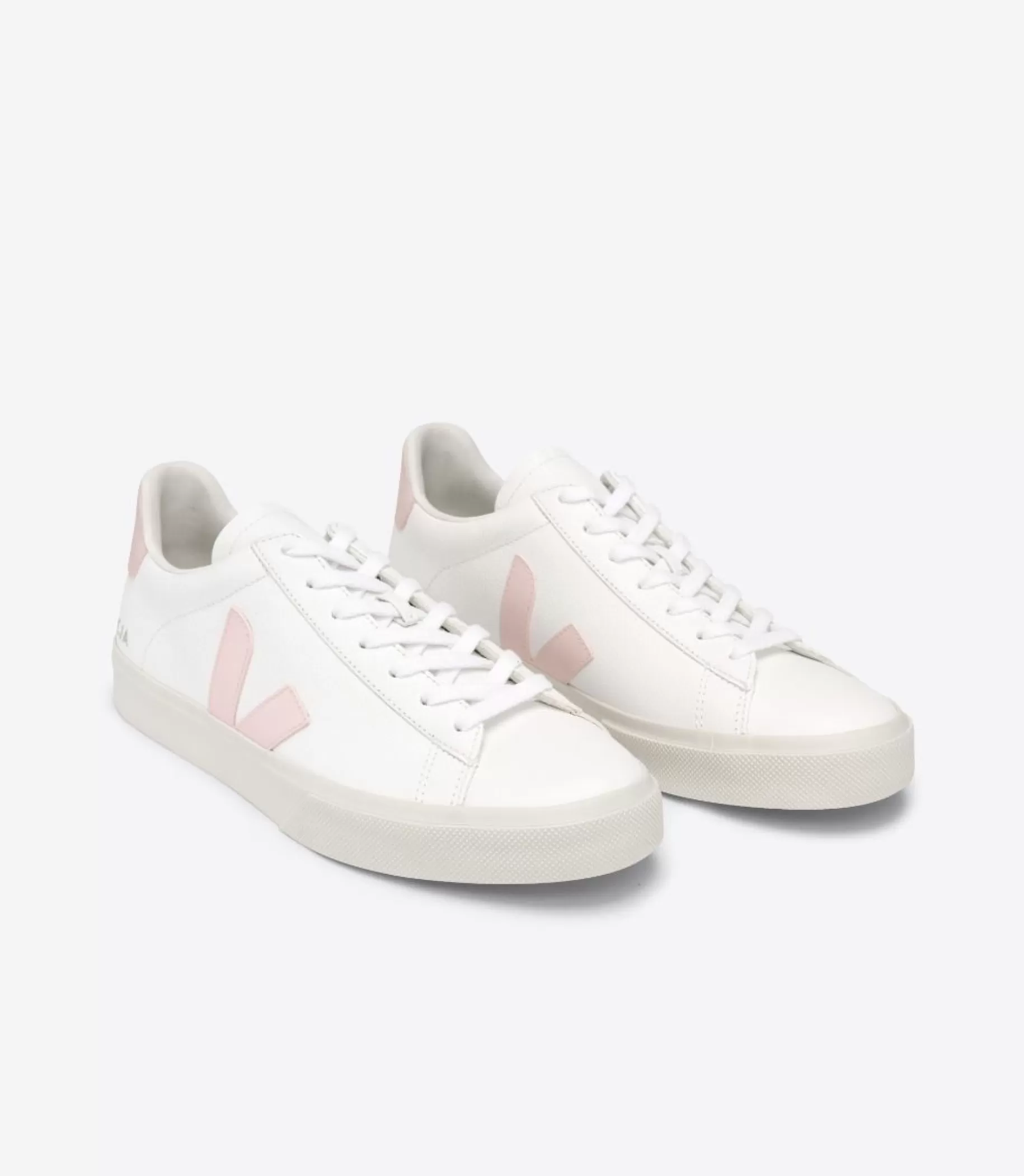 Store VEJA Campo Chromefree Leather White Petale