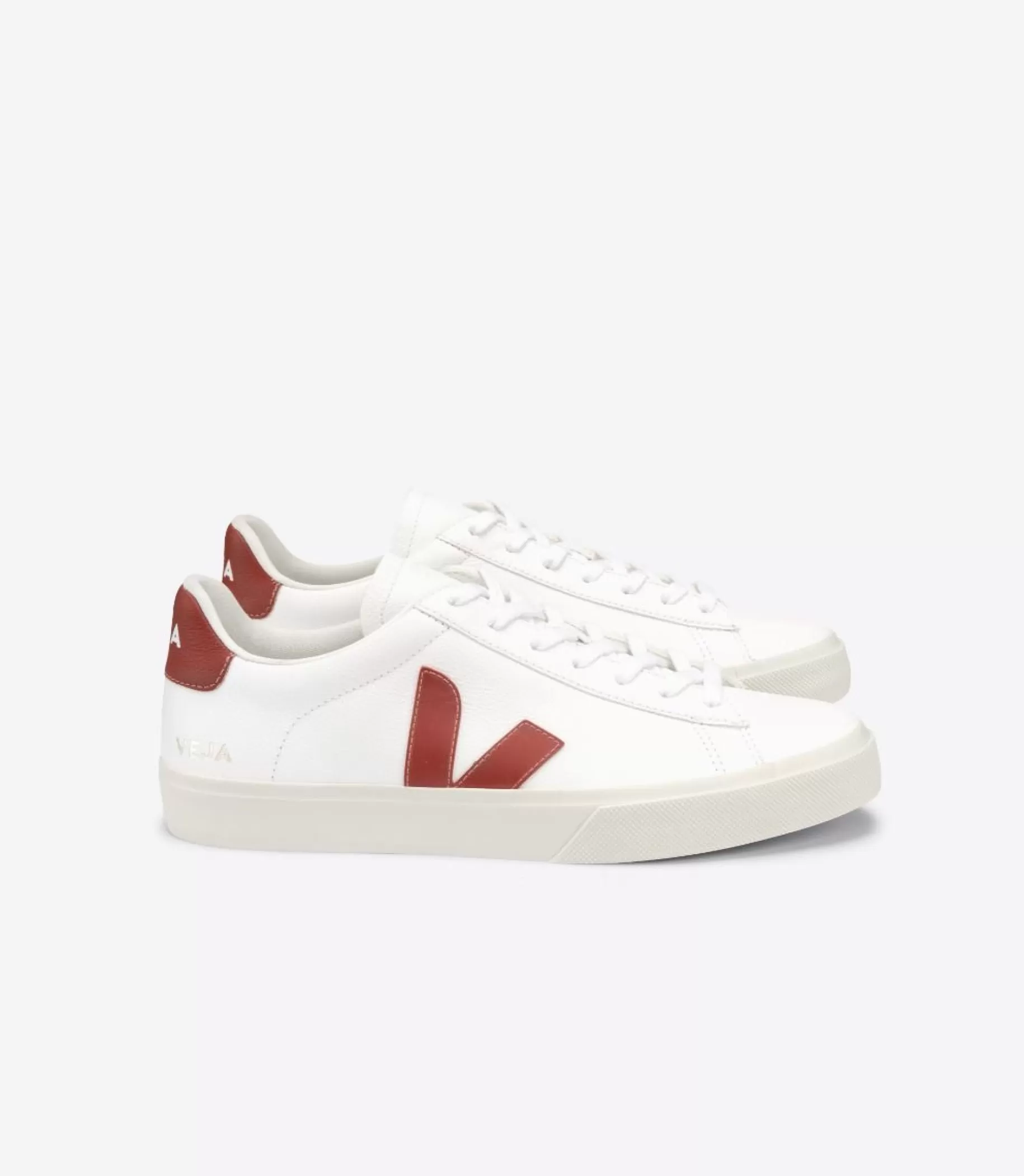 Hot VEJA Campo Chromefree Leather White Rouille