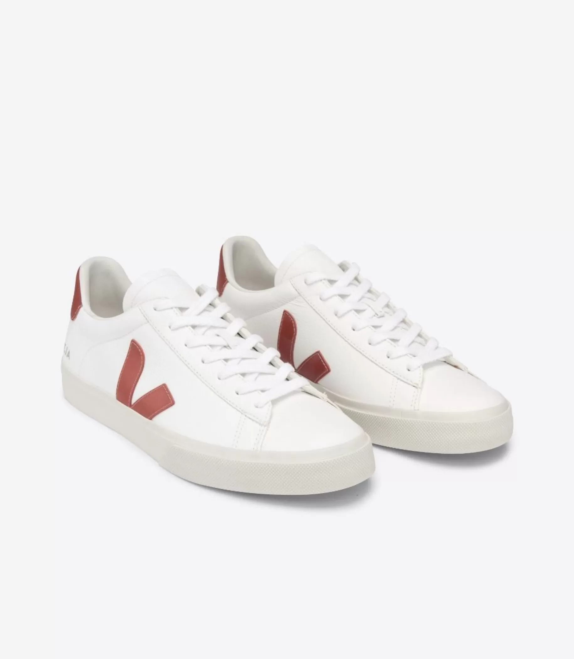 Hot VEJA Campo Chromefree Leather White Rouille