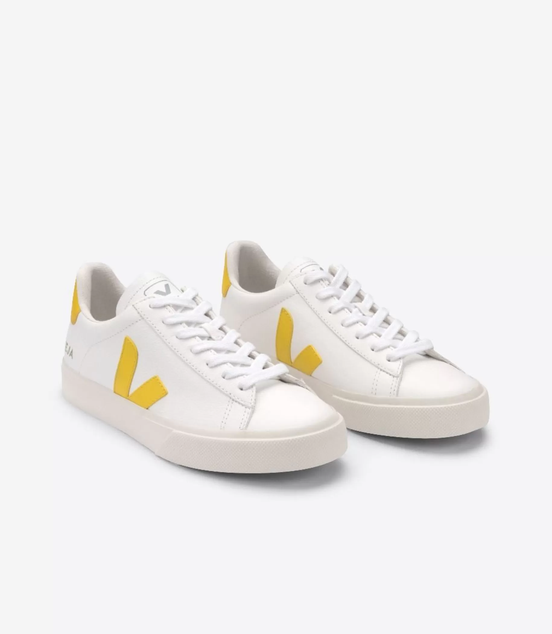 Shop VEJA Campo Chromefree Leather White Tonic