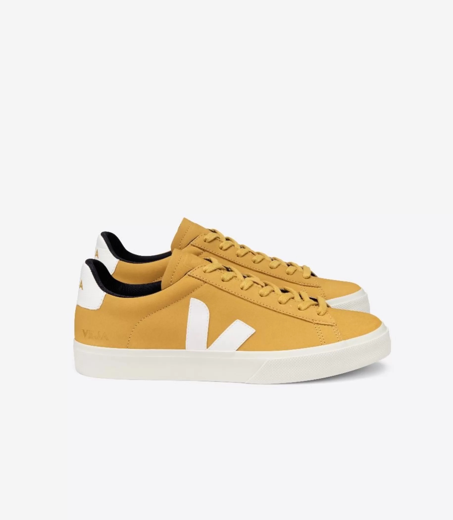 Best VEJA Campo Nubuck Moutarde White