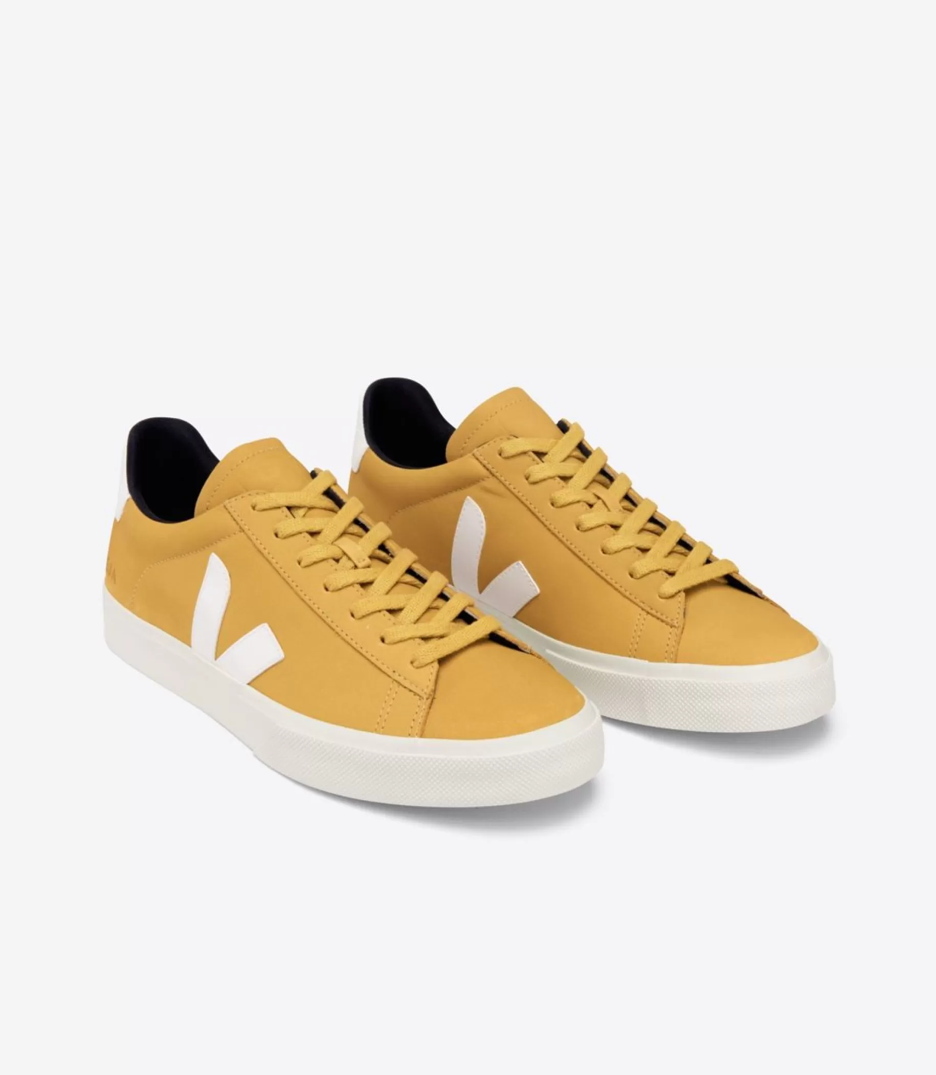 Best VEJA Campo Nubuck Moutarde White