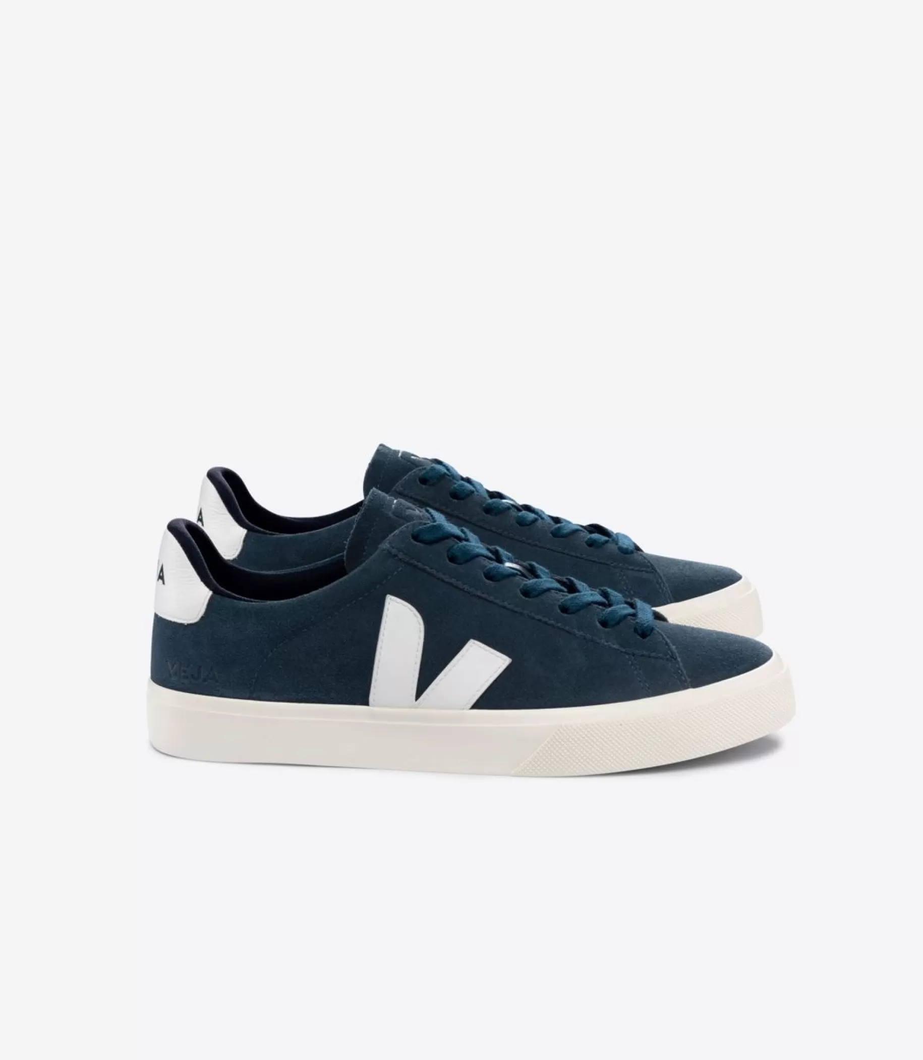 Shop VEJA Campo Suede Nautico White