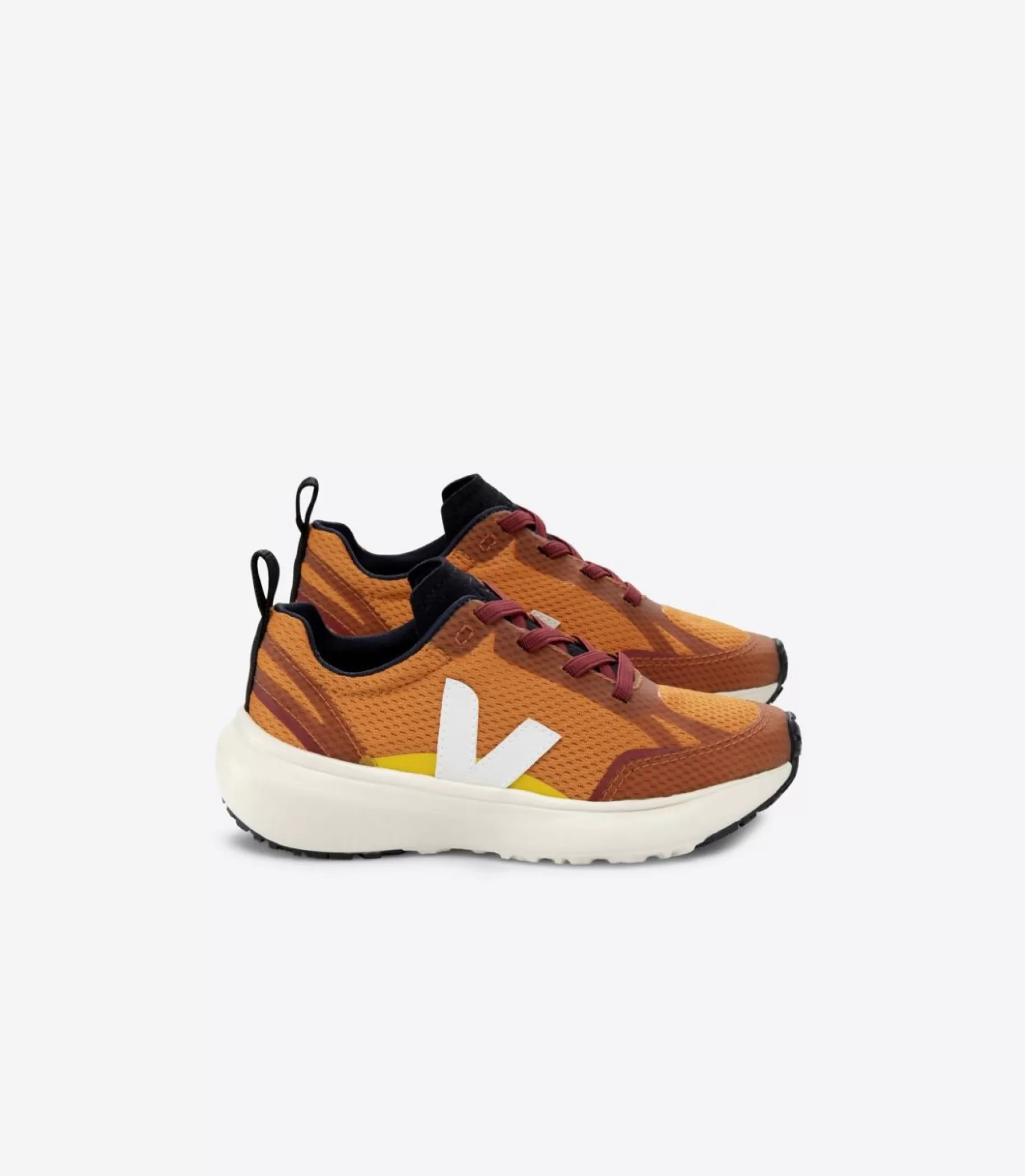 Cheap VEJA Canary Alveomesh Pumpkin White