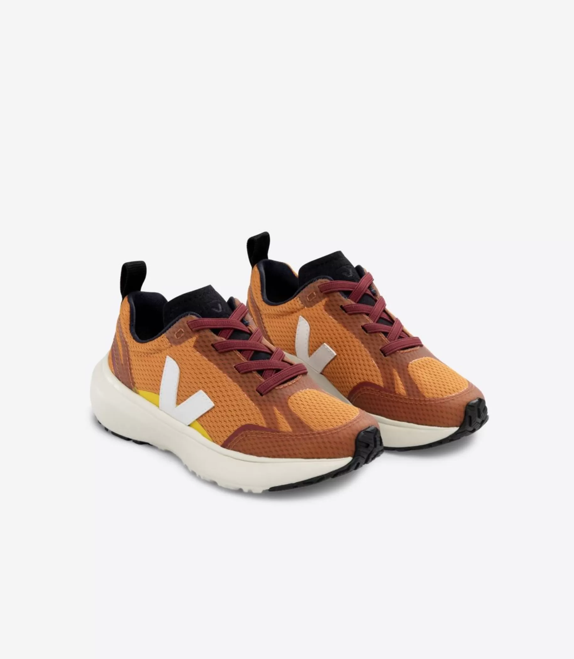 Cheap VEJA Canary Alveomesh Pumpkin White