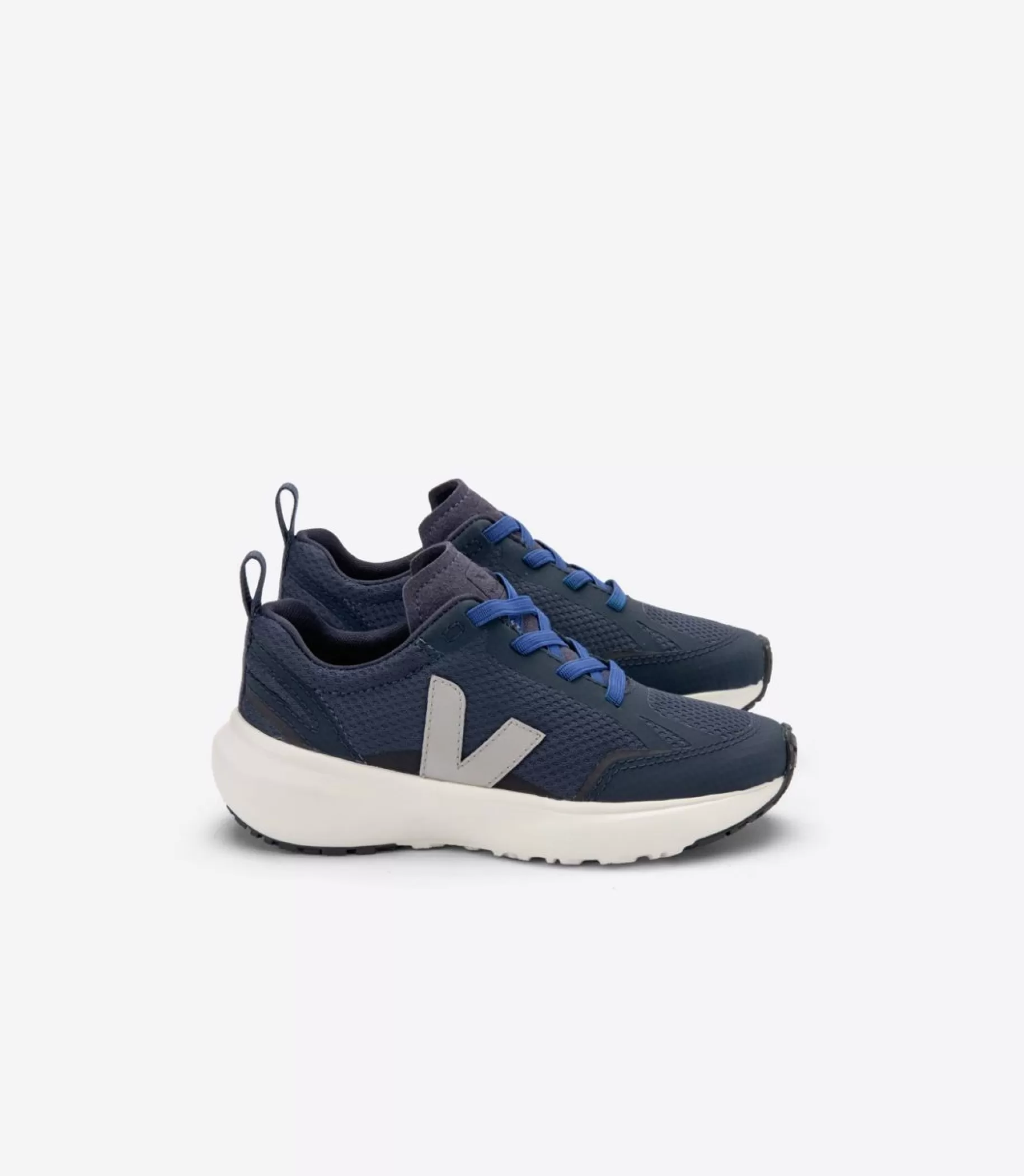 Flash Sale VEJA Canary Elastic Laces Alveomesh Nautico Oxford Grey