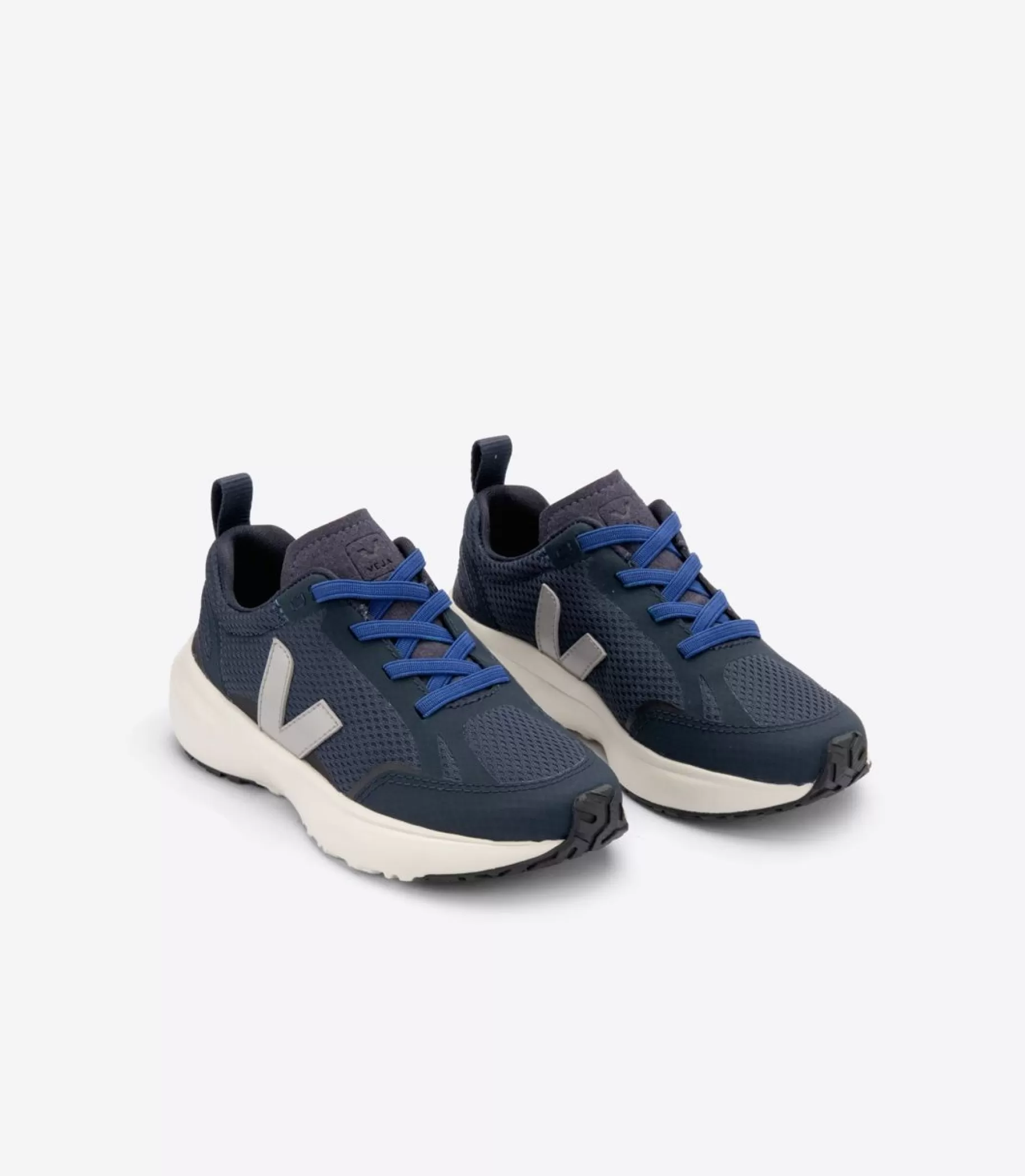 Flash Sale VEJA Canary Elastic Laces Alveomesh Nautico Oxford Grey