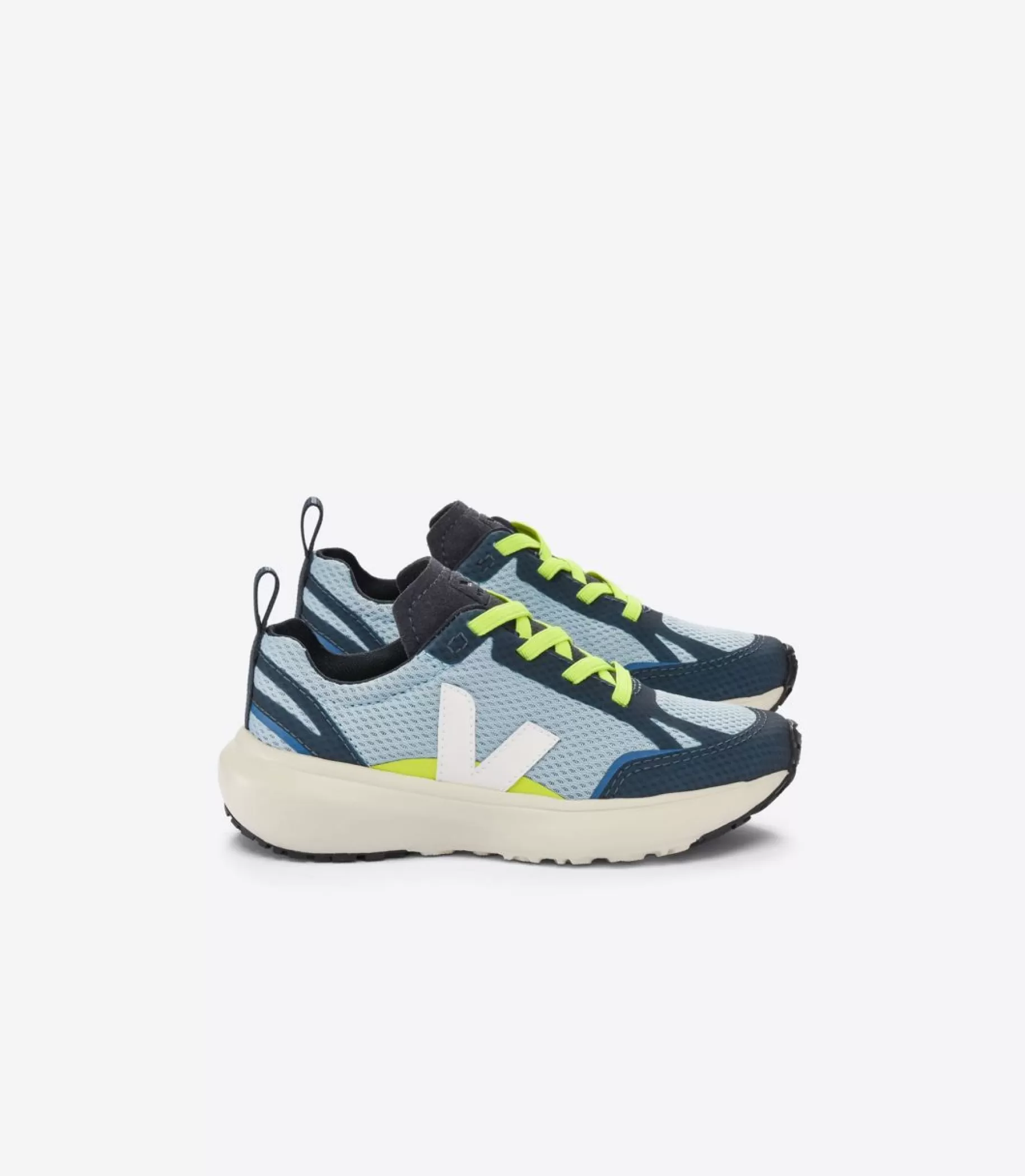 Store VEJA Canary Elastic Laces Alveomesh Steel White