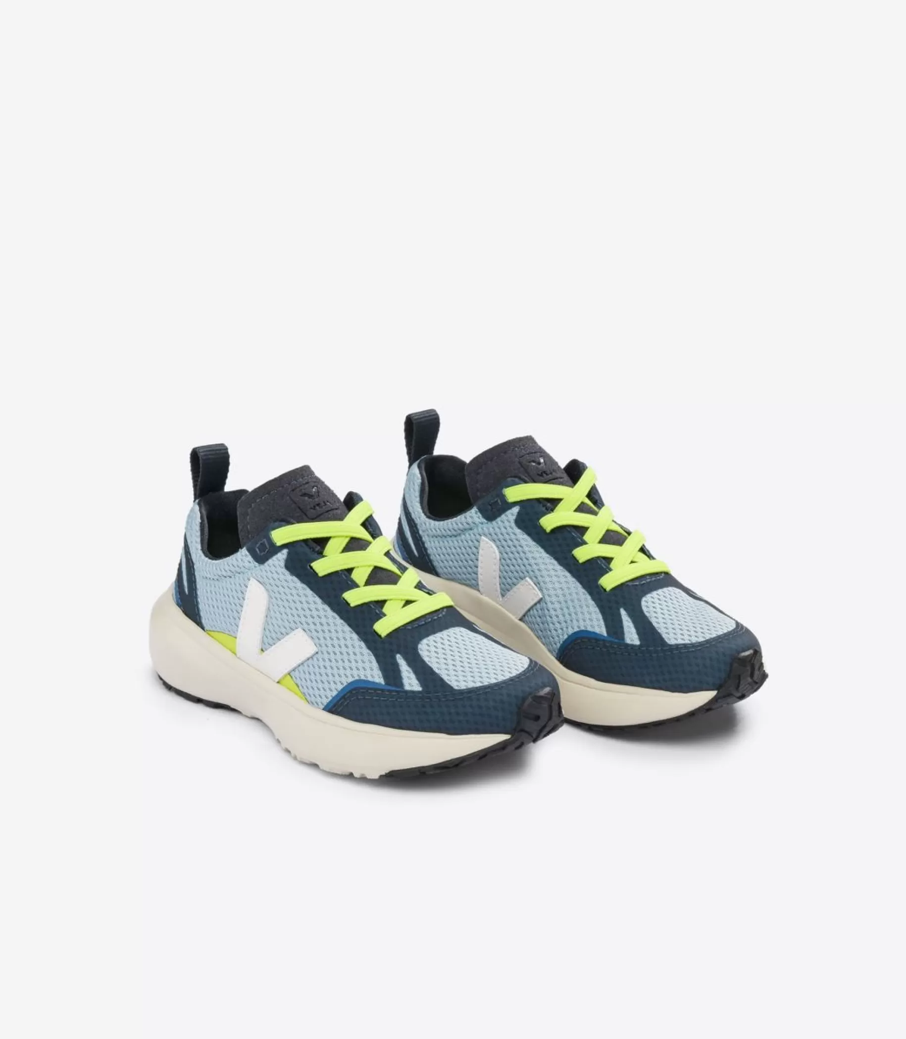 Store VEJA Canary Elastic Laces Alveomesh Steel White