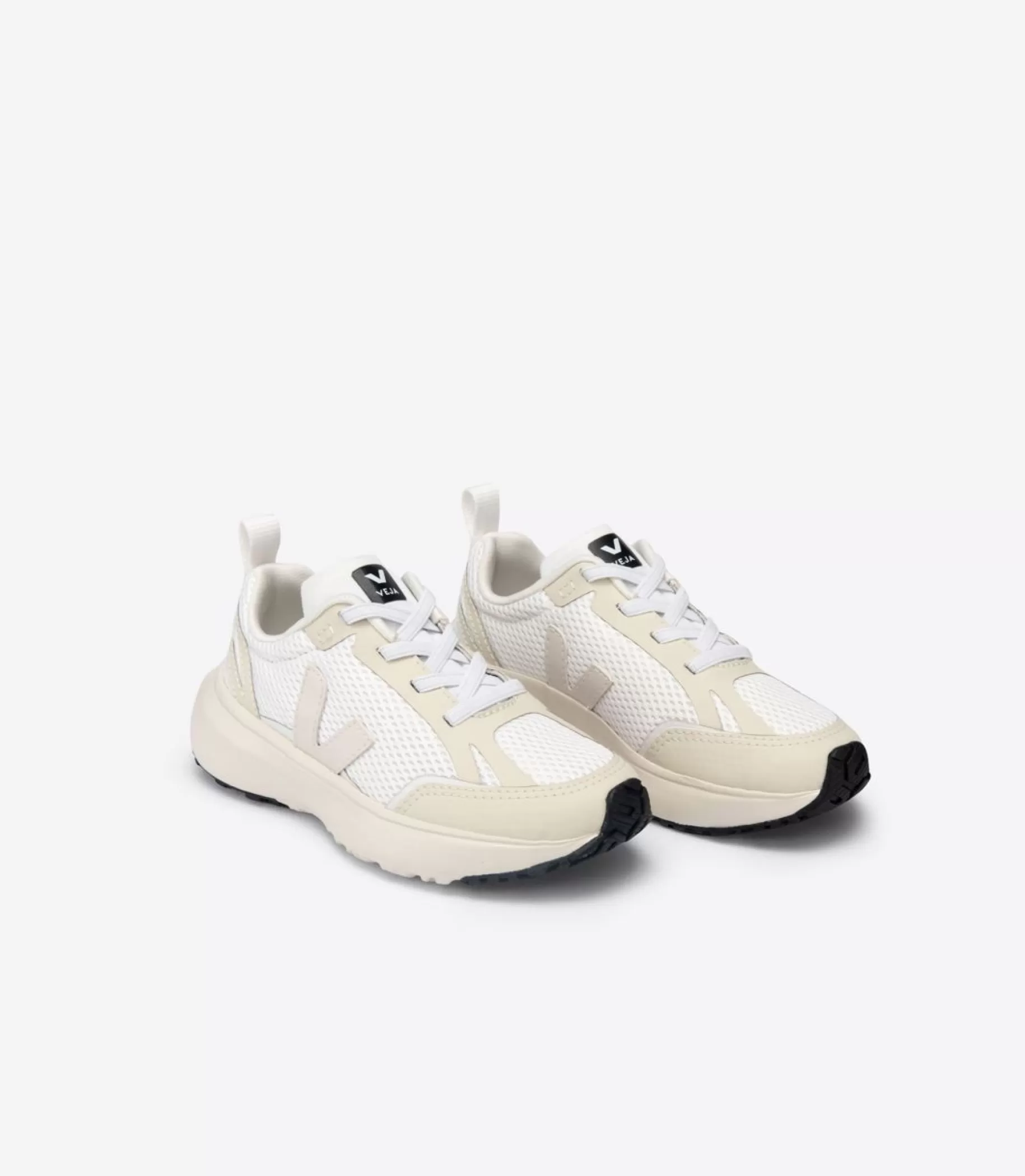 Hot VEJA Canary Elastic Laces Alveomesh White Pierre