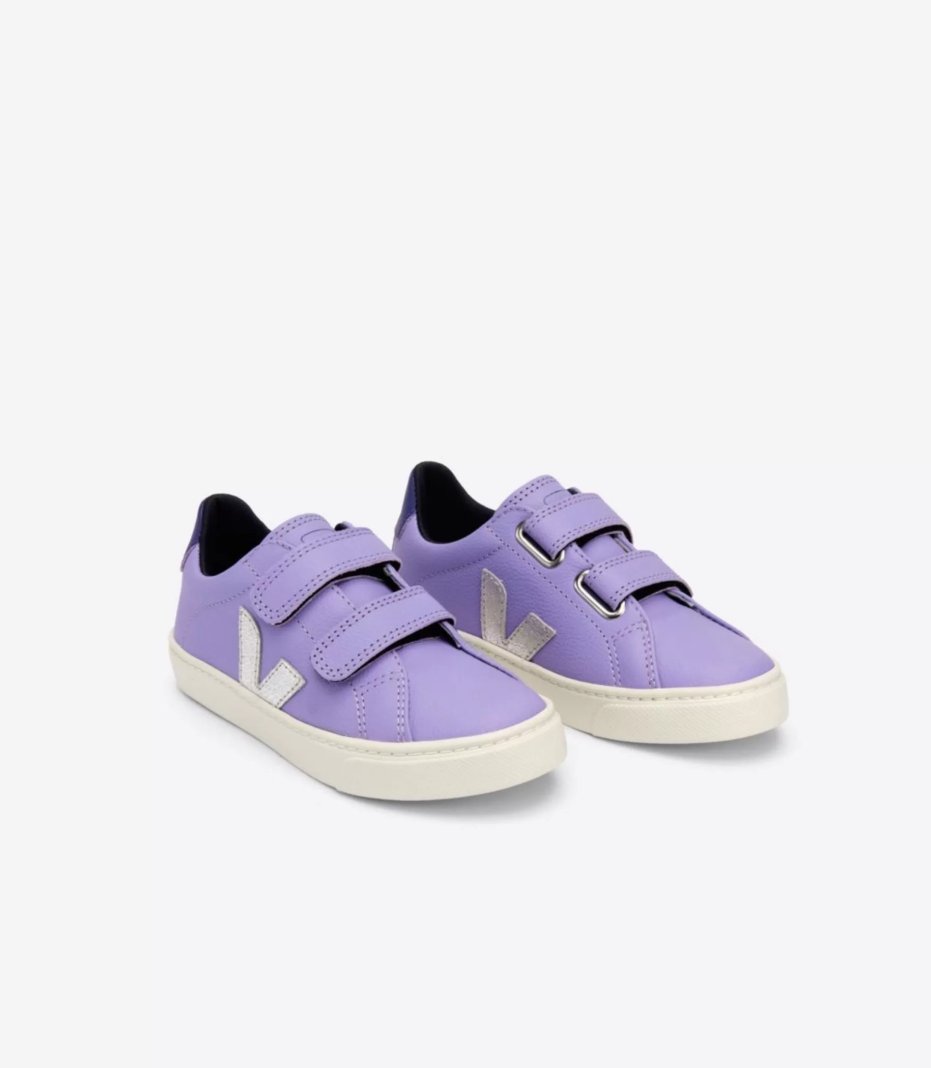 New VEJA Esplar Chromefree Leather Lavande Silver Purple