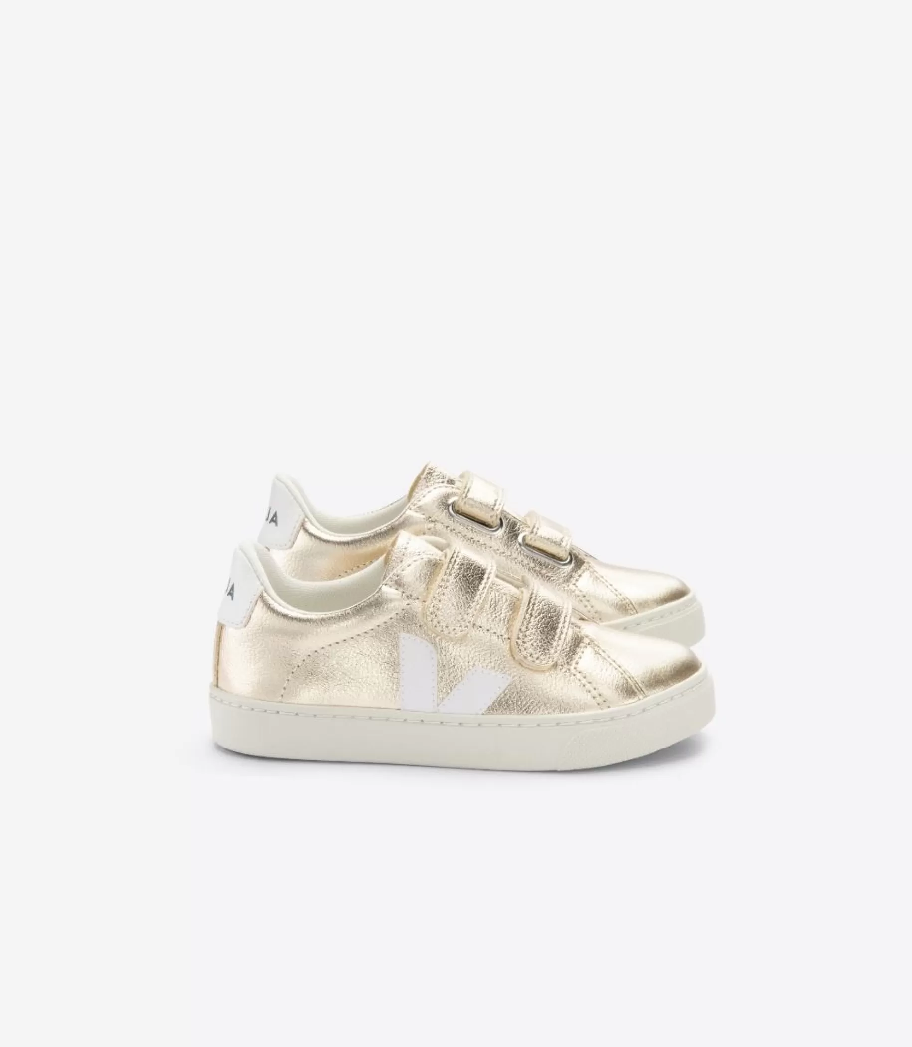 New VEJA Esplar Chromefree Leather Platine White