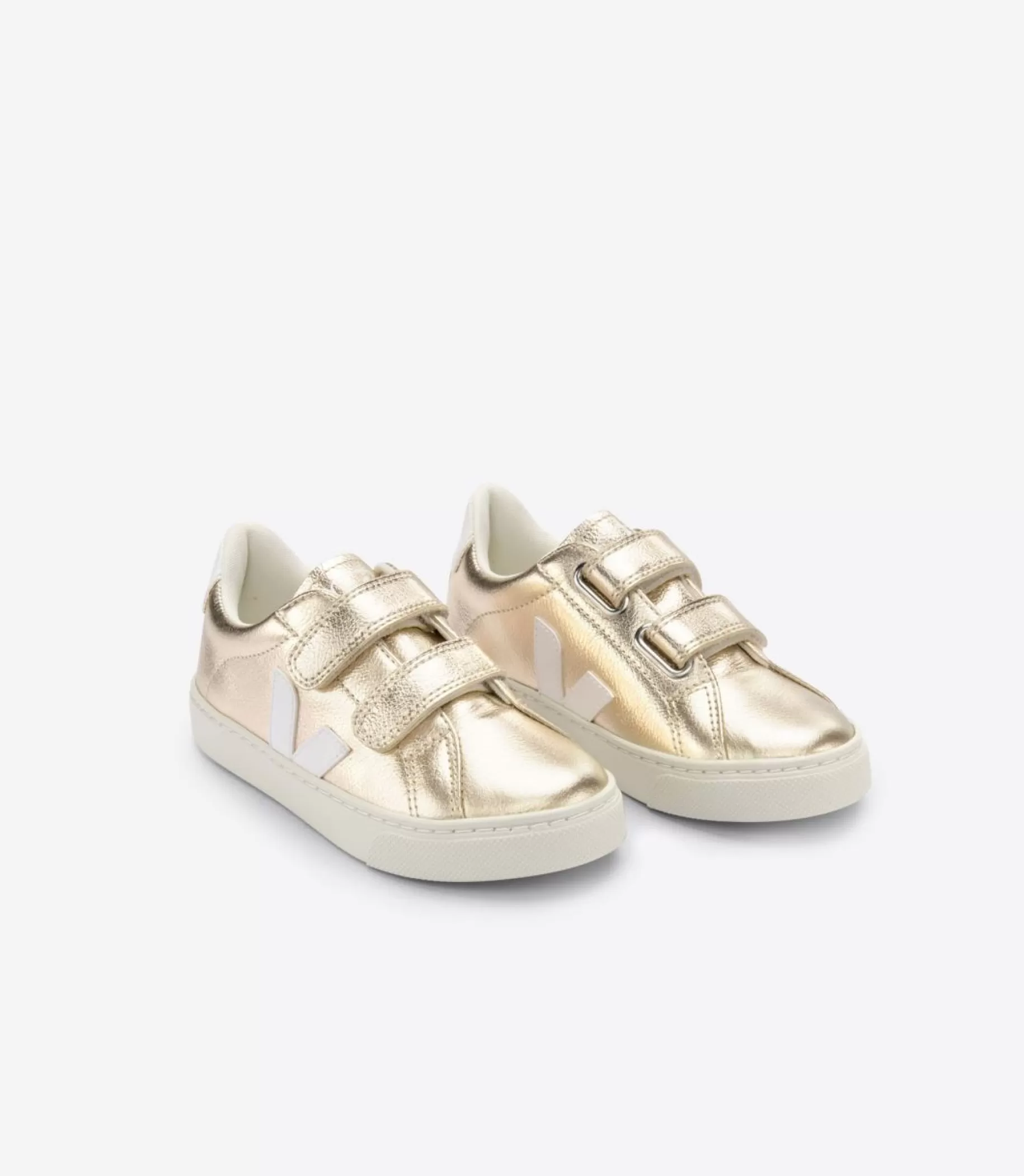 New VEJA Esplar Chromefree Leather Platine White