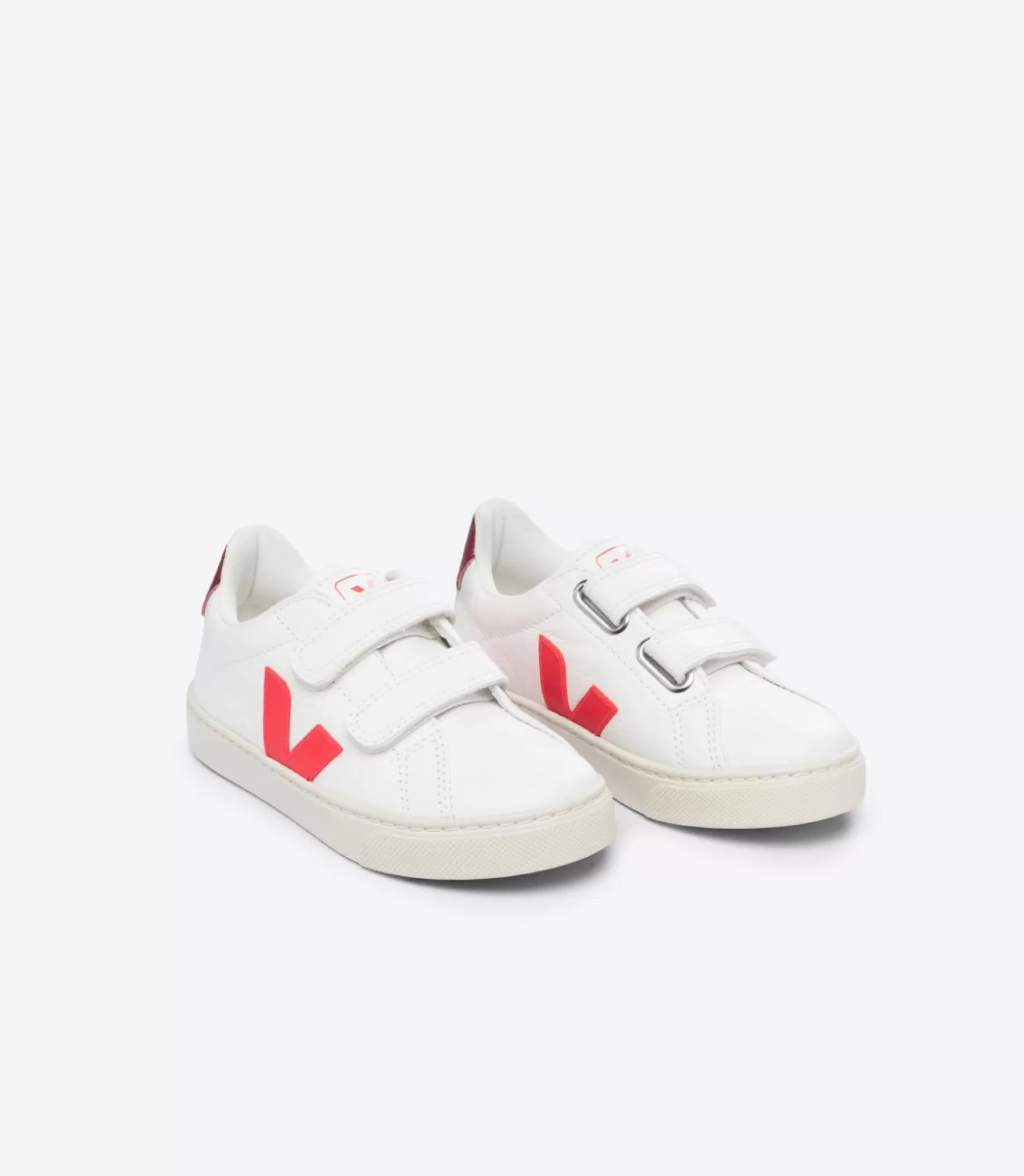 Discount VEJA Esplar Chromefree Leather White Rose Fluo Marsala