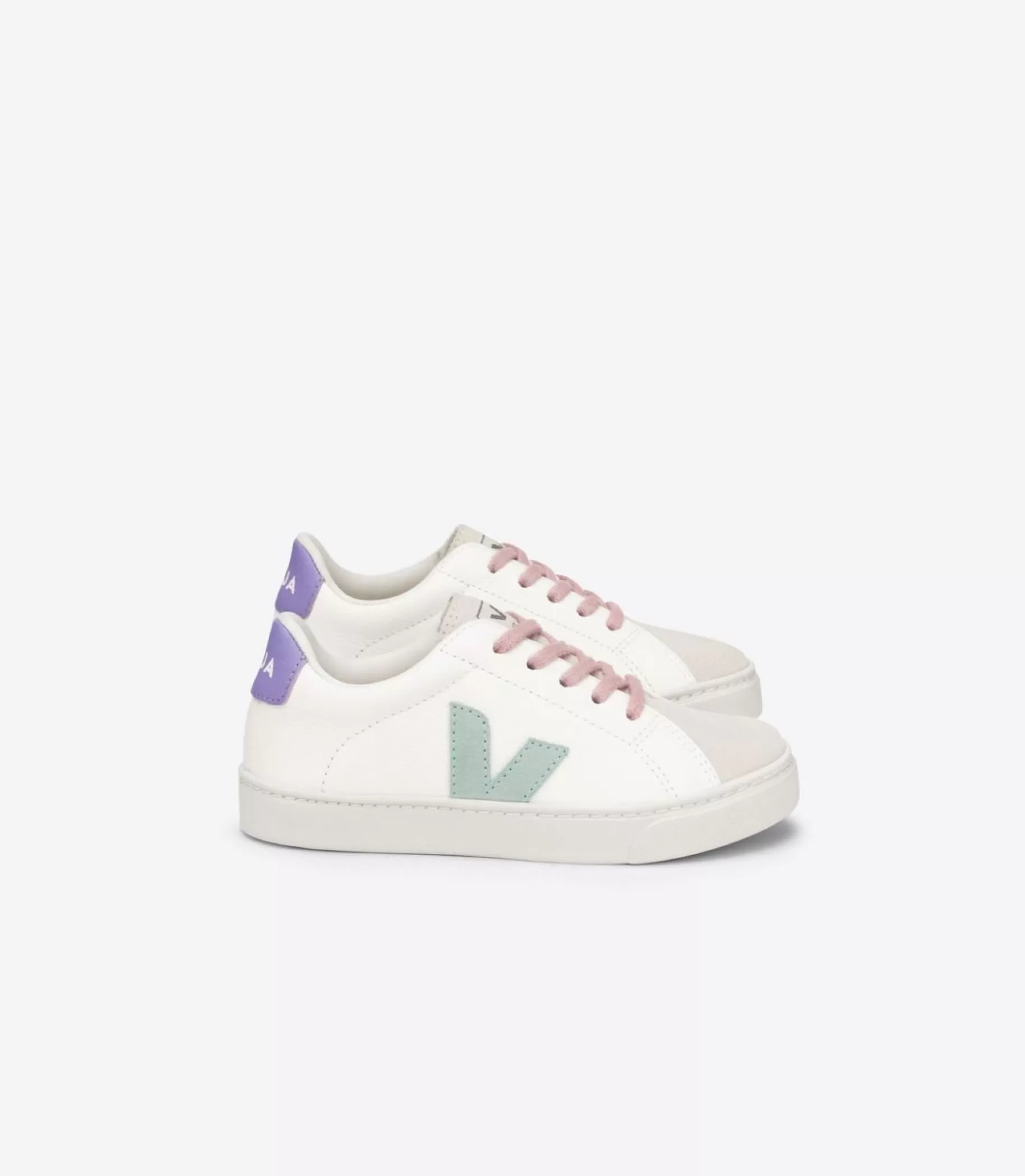 Hot VEJA Esplar Laces Chromefree Leather White Matcha Lavande