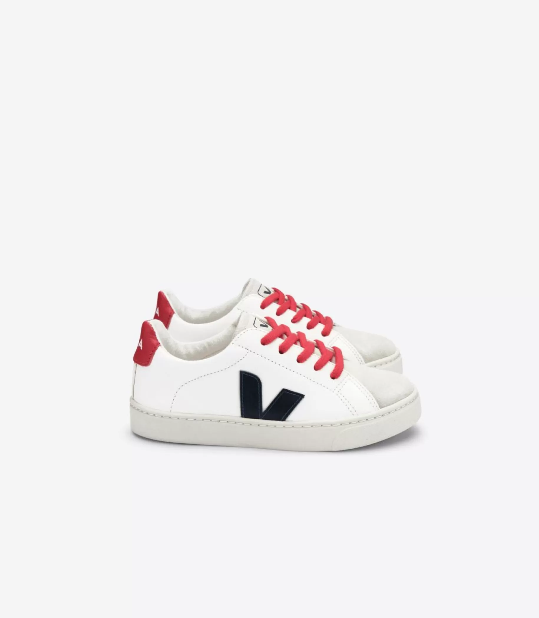 New VEJA Esplar Laces Chromefree Leather White Nautico Pekin