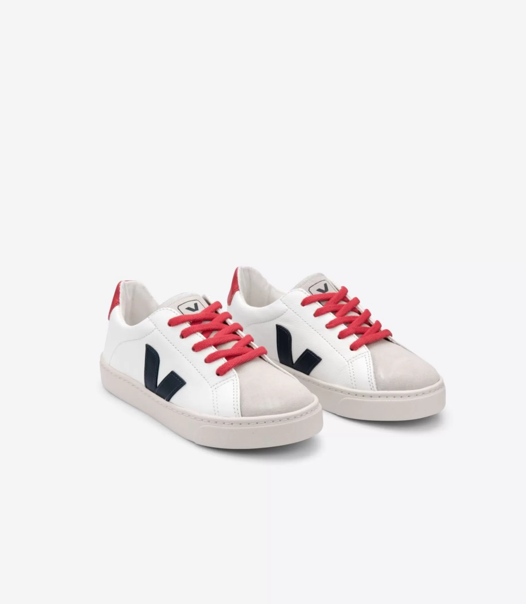 New VEJA Esplar Laces Chromefree Leather White Nautico Pekin