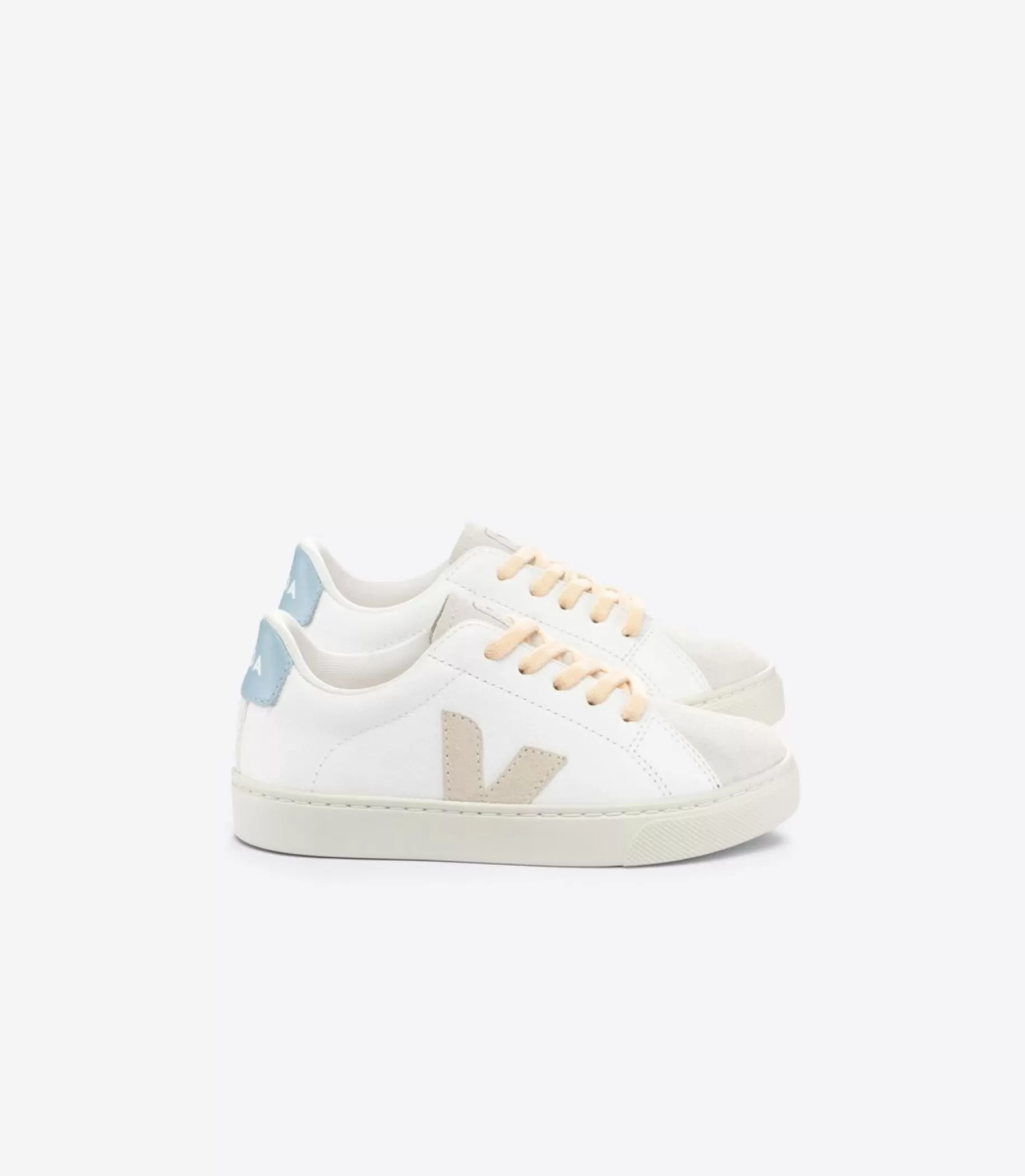 Best Sale VEJA Esplar Laces Chromefree Leather White Sable Steel