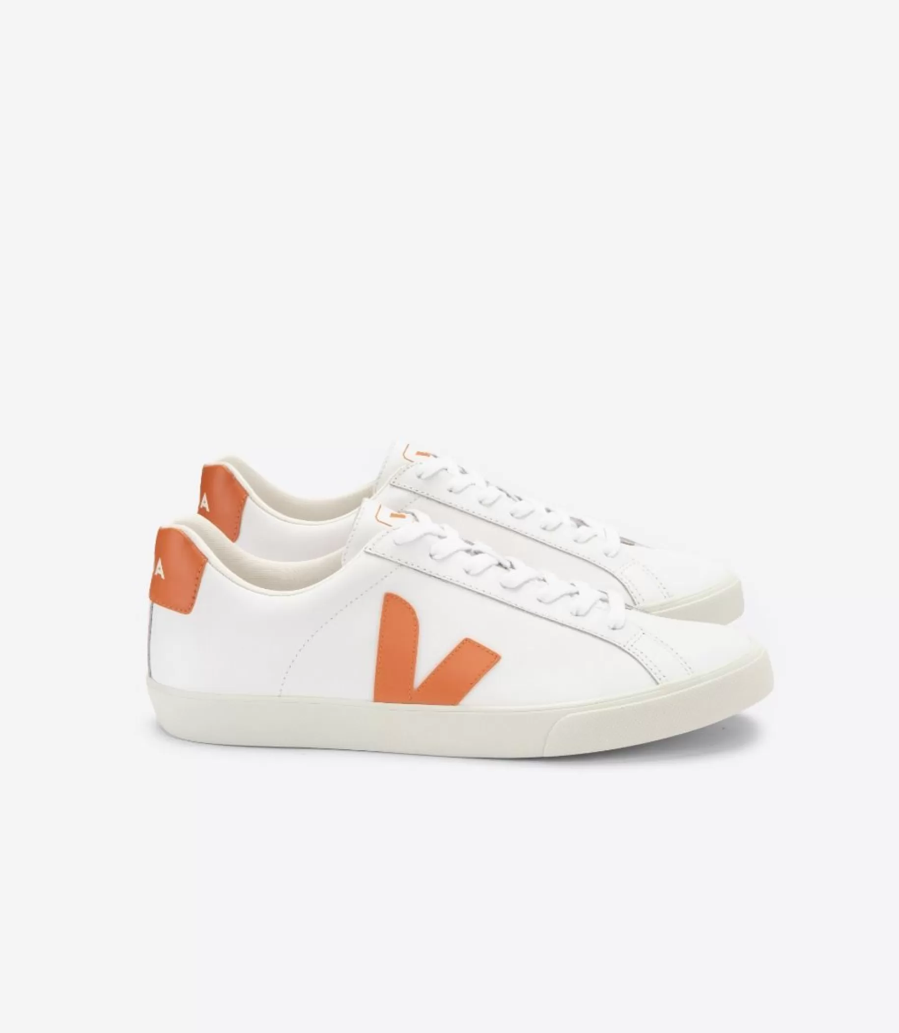 Cheap VEJA Esplar Leather White Pumpkin