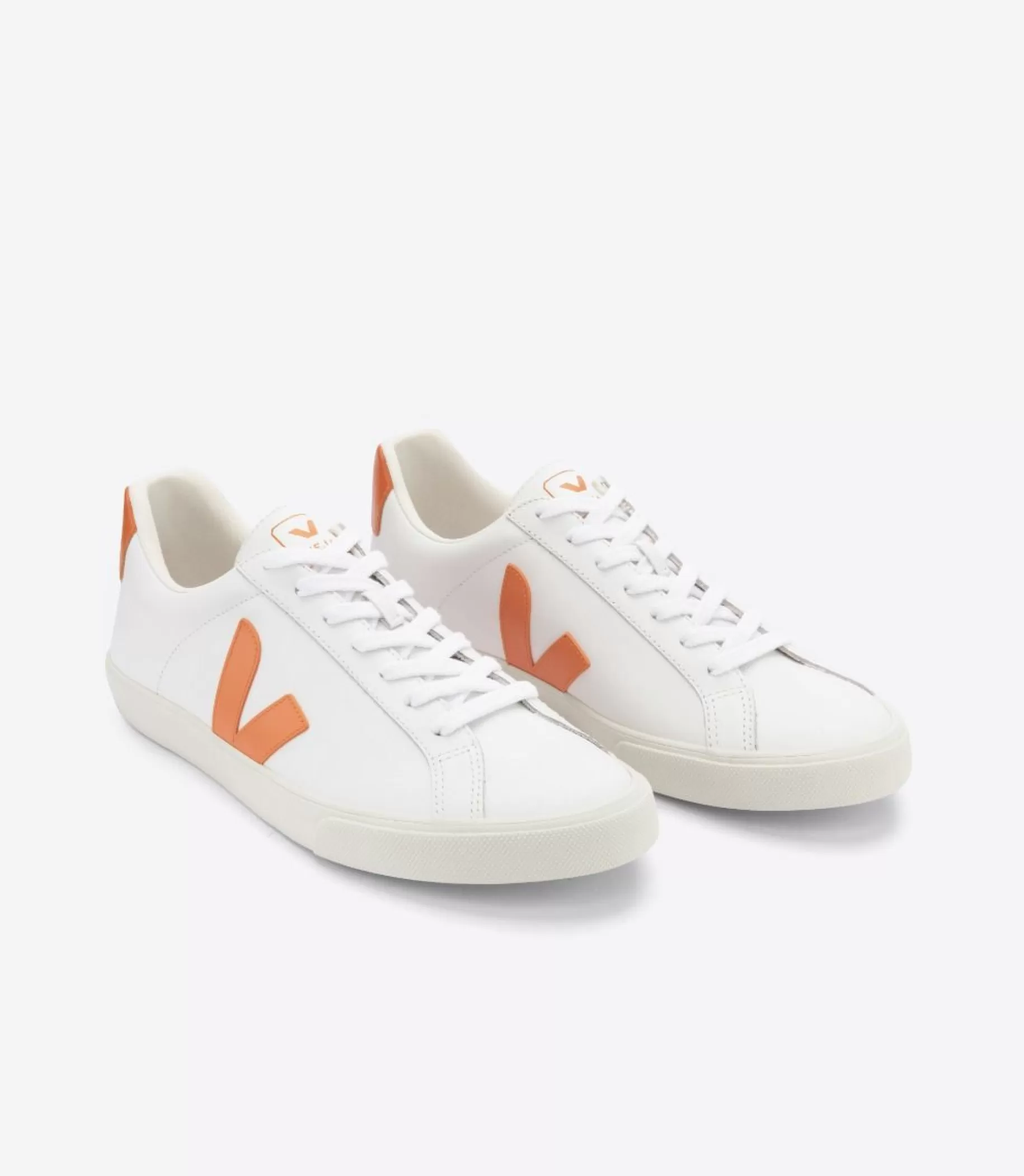 Cheap VEJA Esplar Leather White Pumpkin
