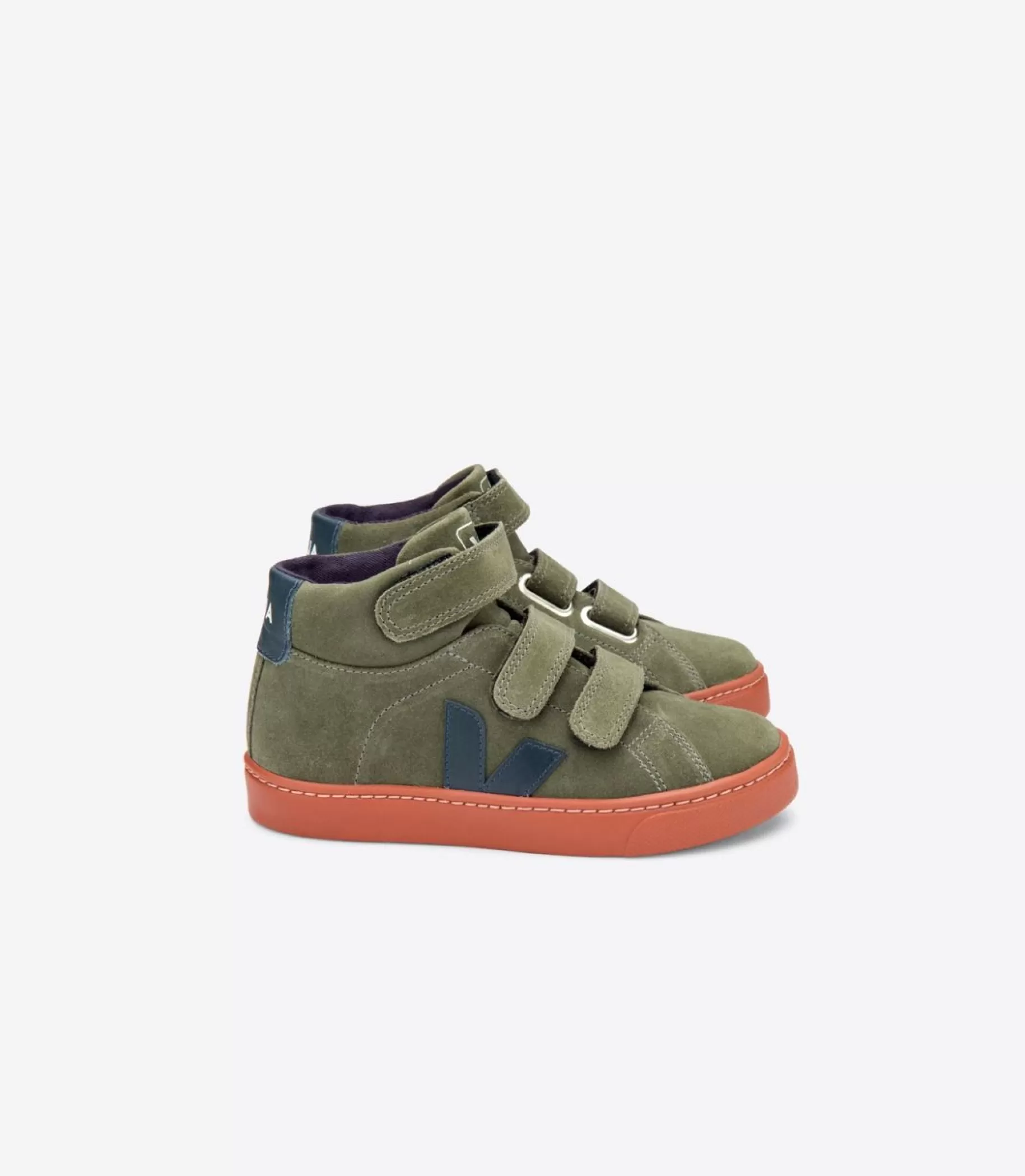 Best Sale VEJA Esplar Mid Suede Mud Nautico Rust Sole
