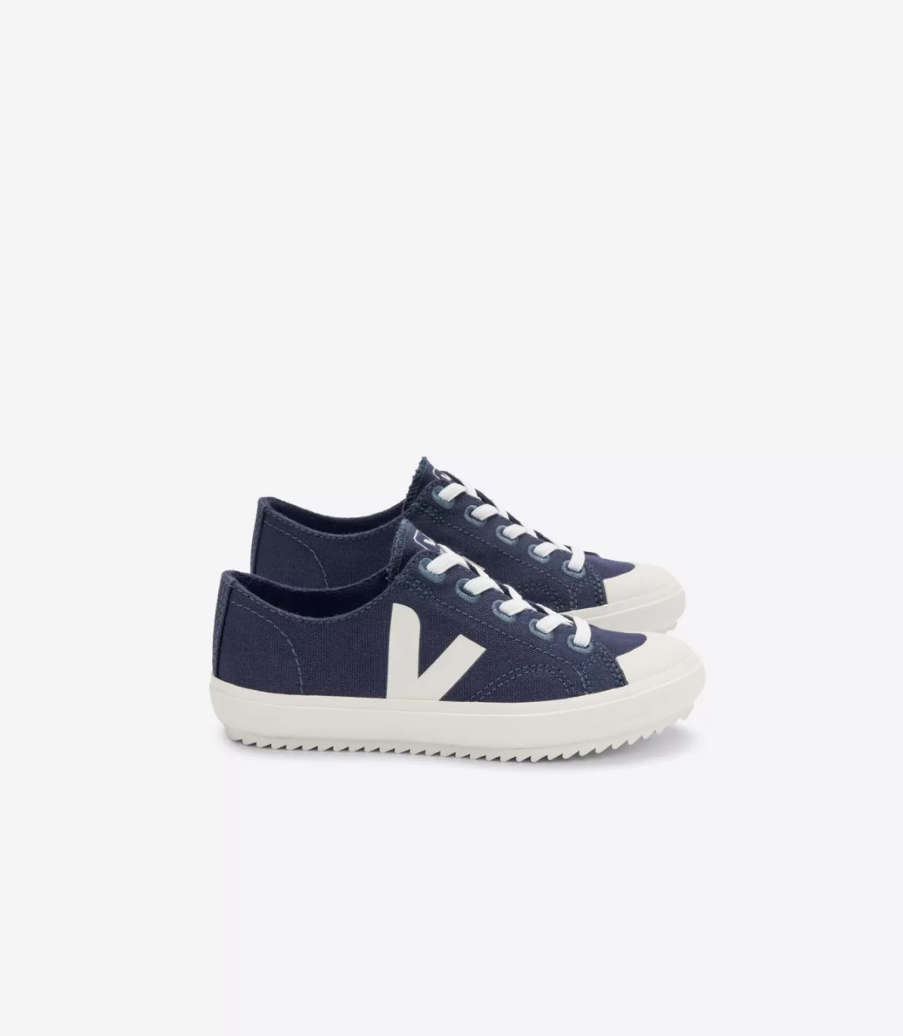 Store VEJA Flip Elastic Laces Canvas Marine Pierre
