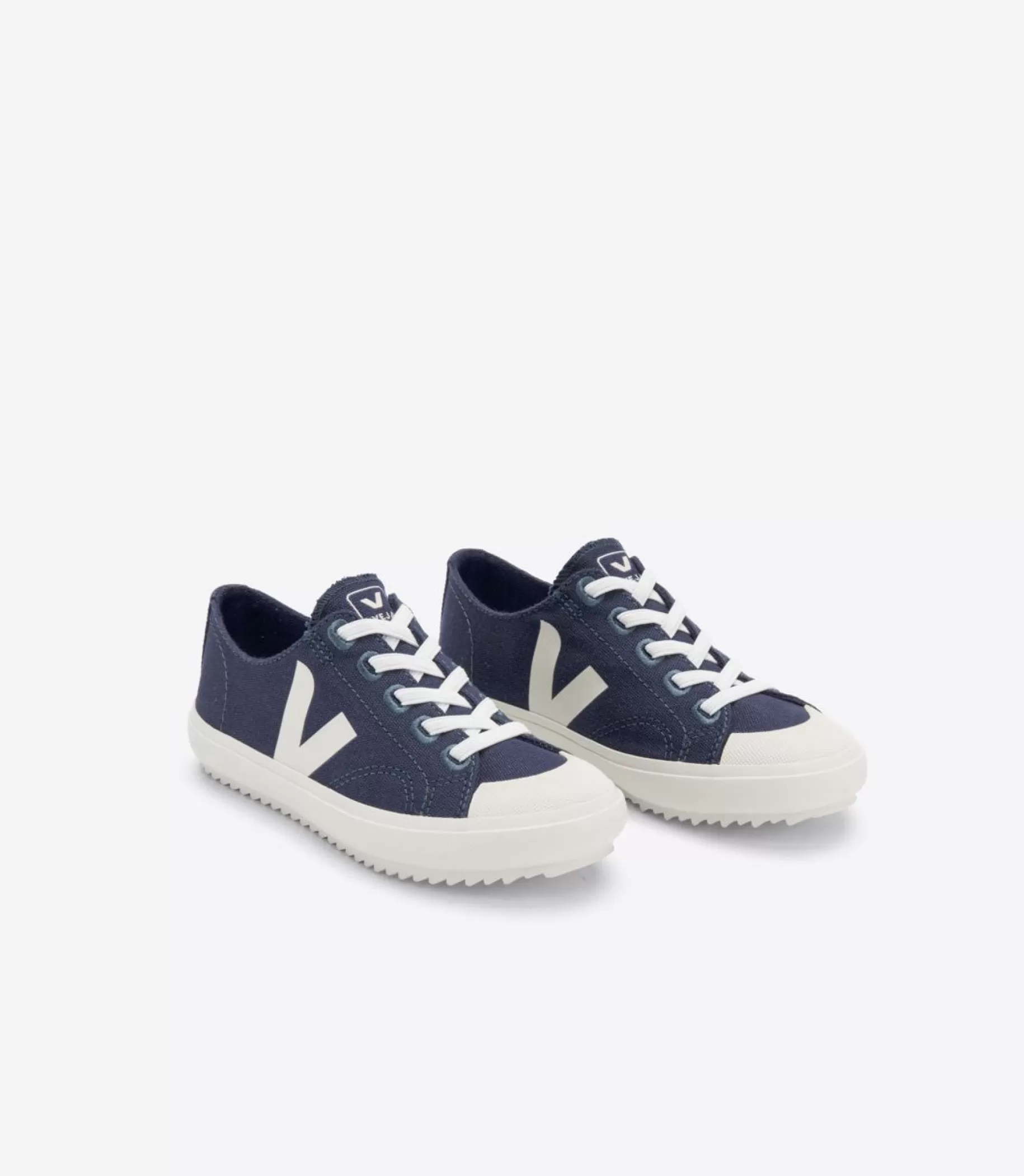 Store VEJA Flip Elastic Laces Canvas Marine Pierre