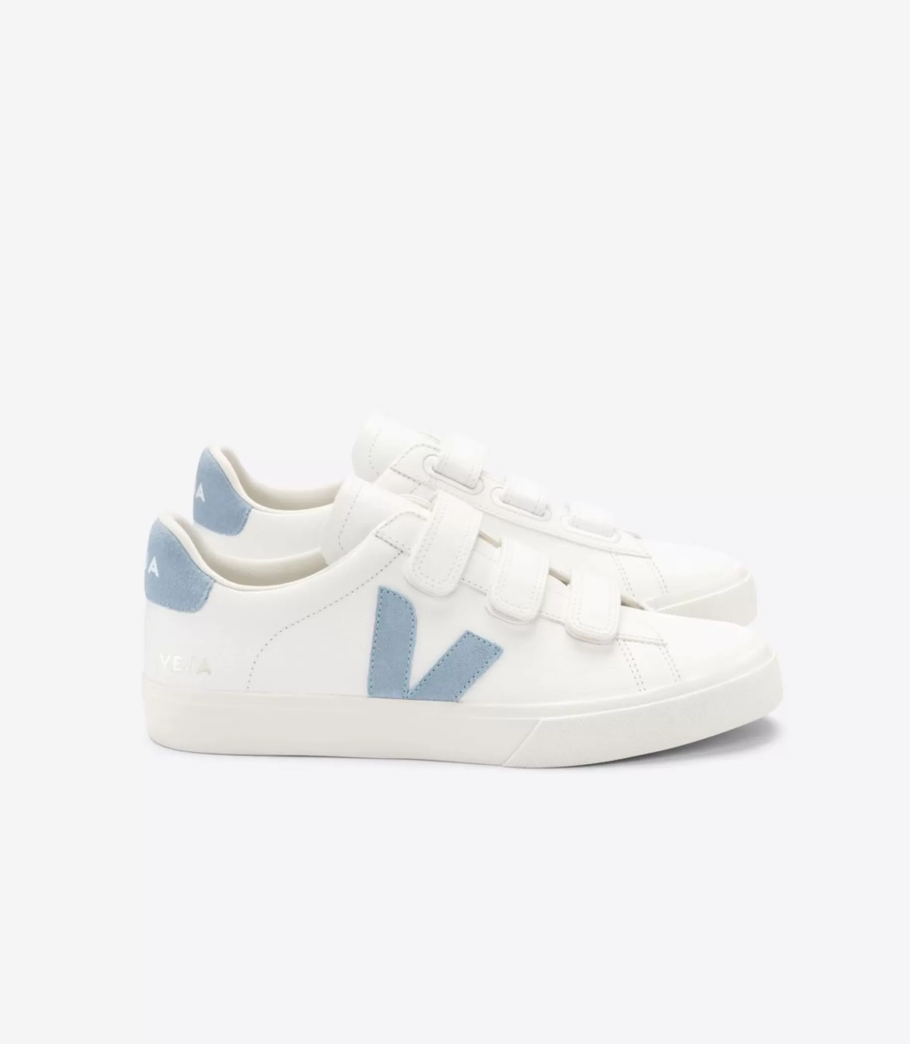 Cheap VEJA Recife Chromefree Leather White Steel