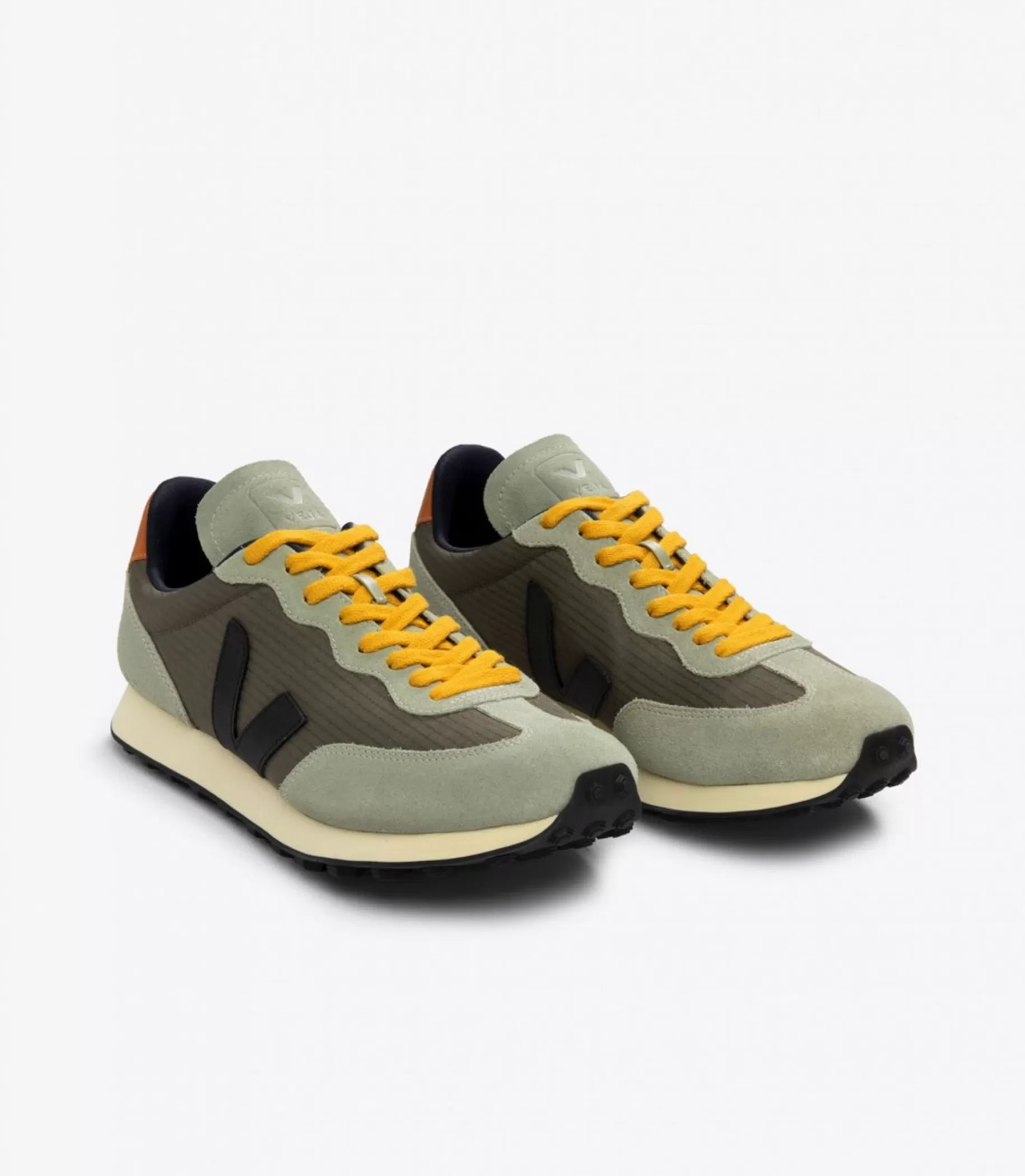 Discount VEJA Rio Branco Ripstop Kaki Black