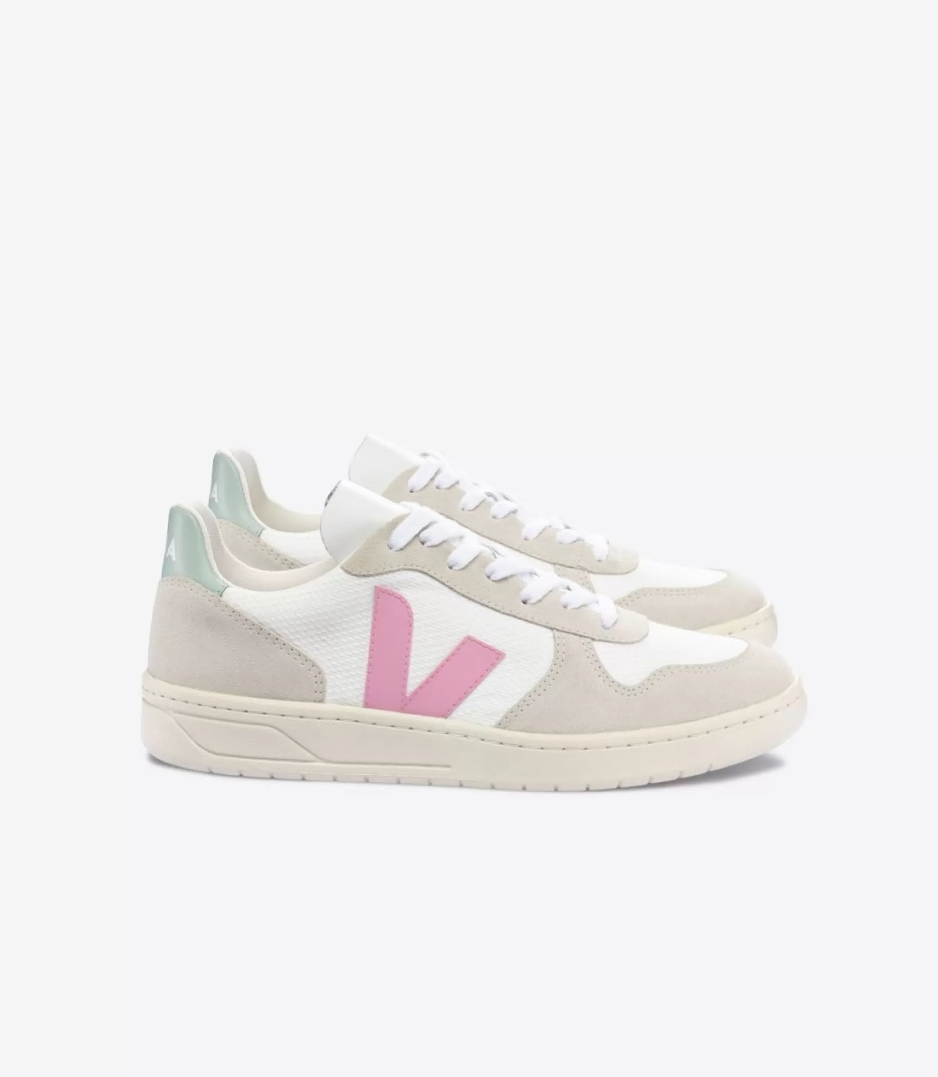 Sale VEJA V-10 B-Mesh White Guimauve Matcha