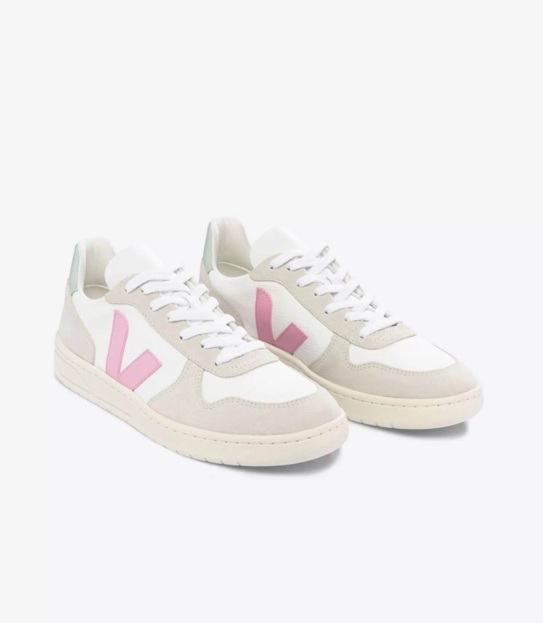 Sale VEJA V-10 B-Mesh White Guimauve Matcha