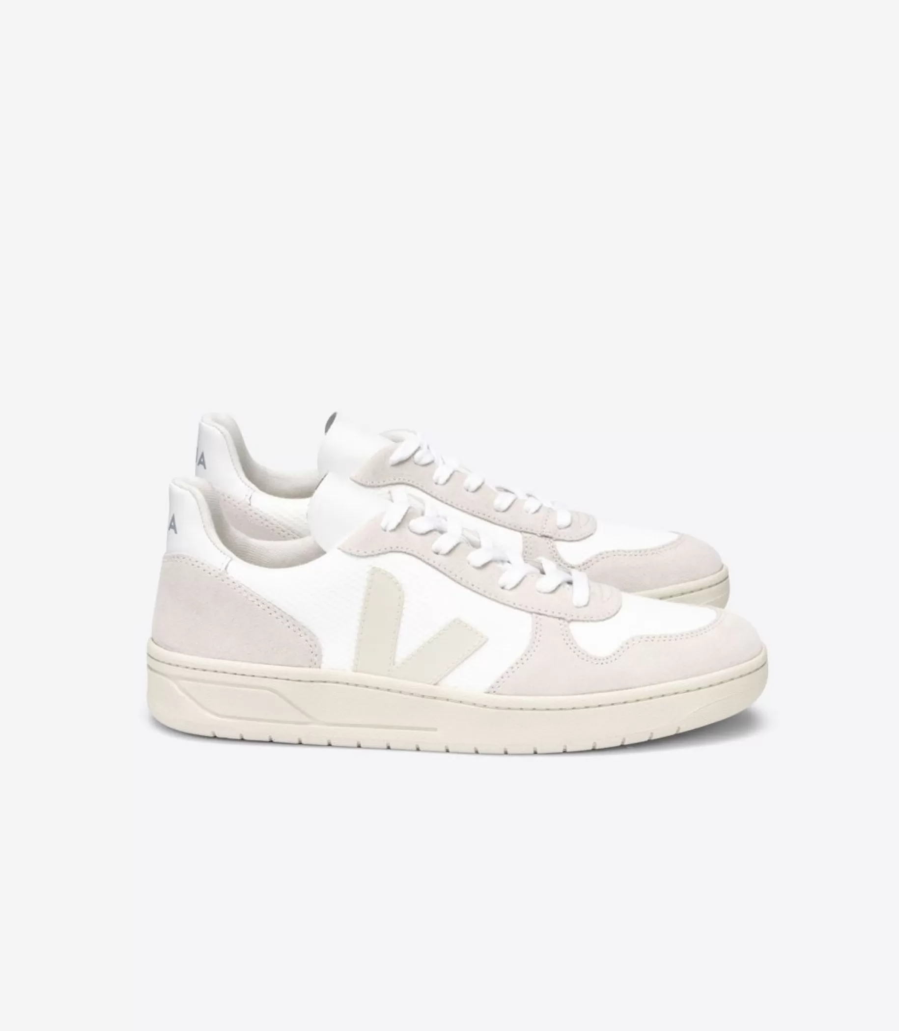 Best Sale VEJA V-10 B-Mesh White Natural Pierre