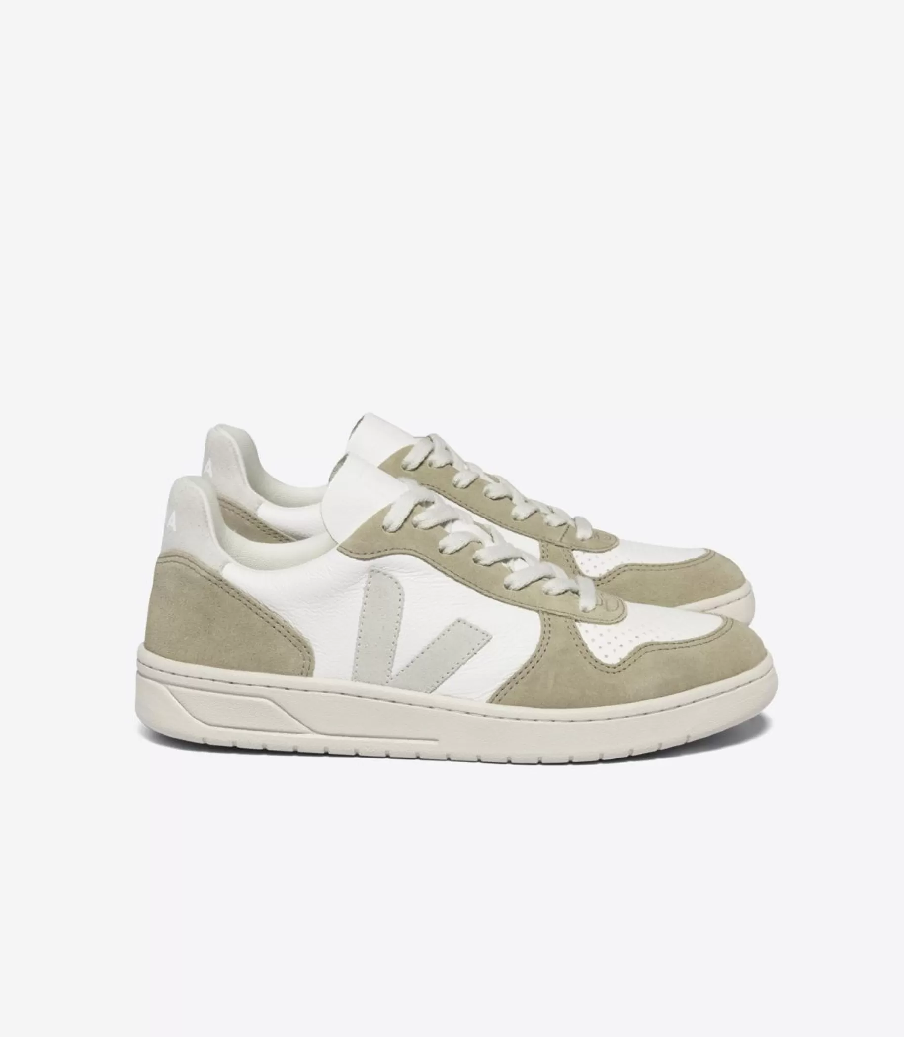 Online VEJA V-10 Chromefree Leather Extra White Natural Sahara