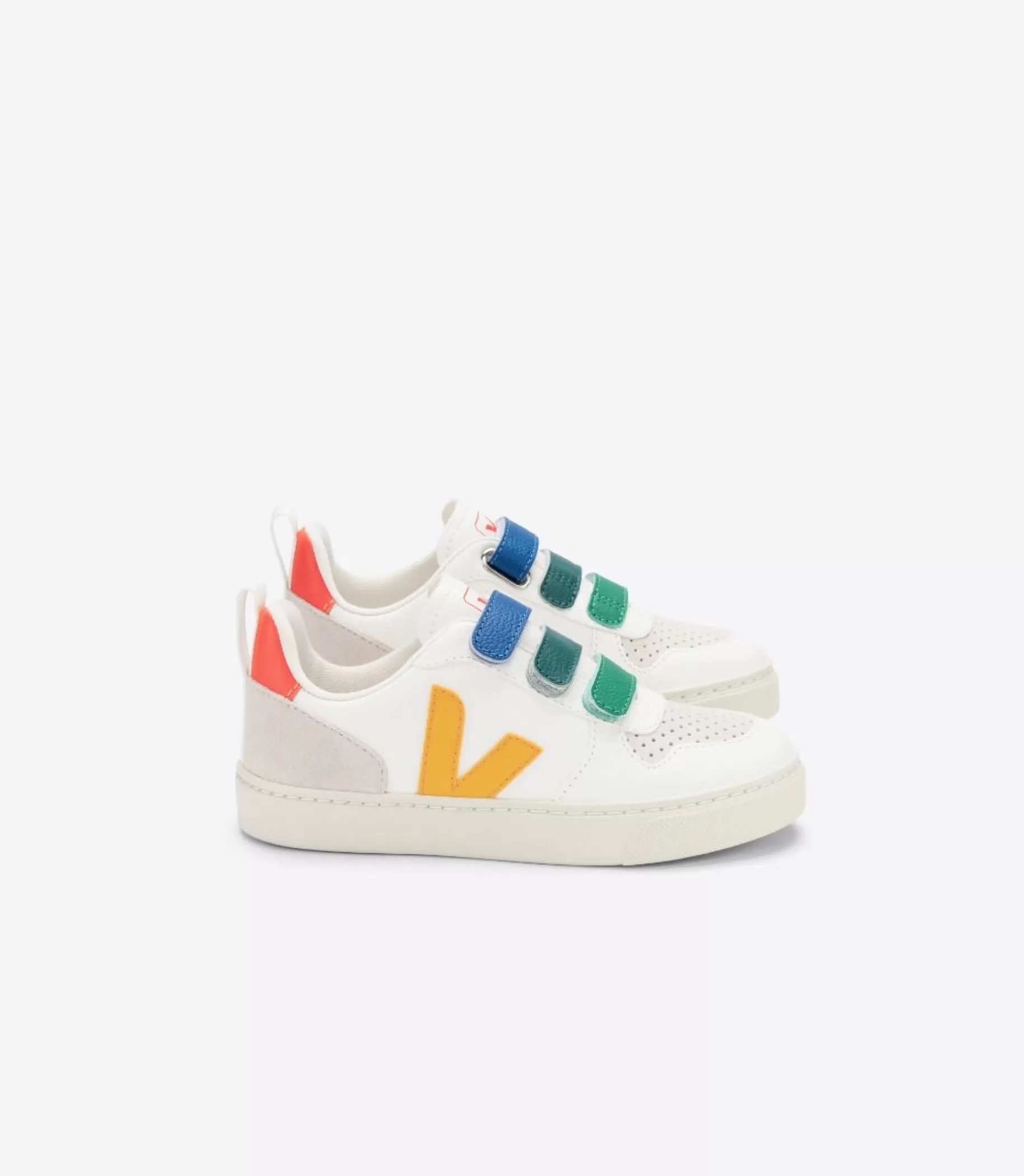 Hot VEJA V-10 Chromefree Leather Multico White Ouro