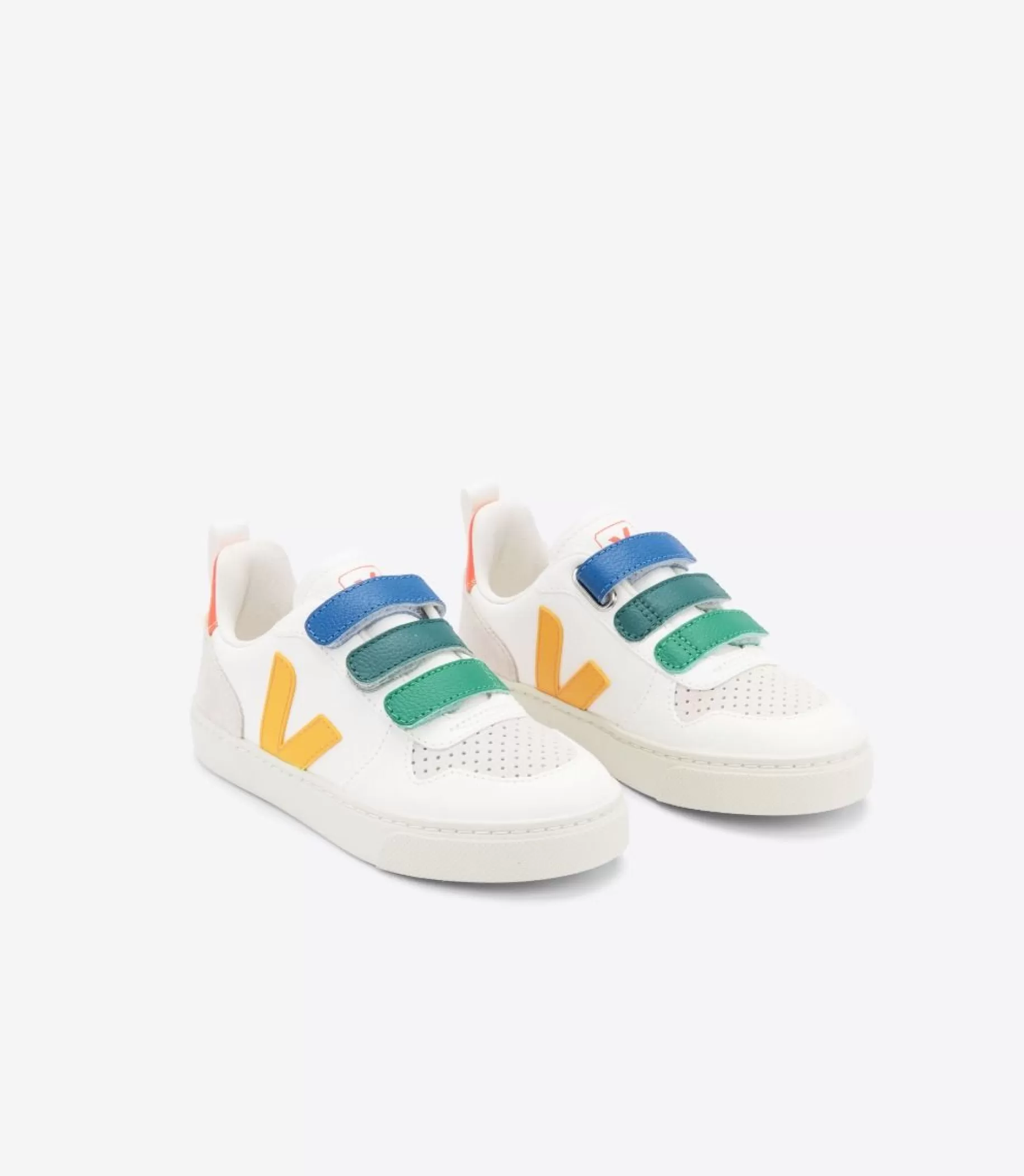 Hot VEJA V-10 Chromefree Leather Multico White Ouro
