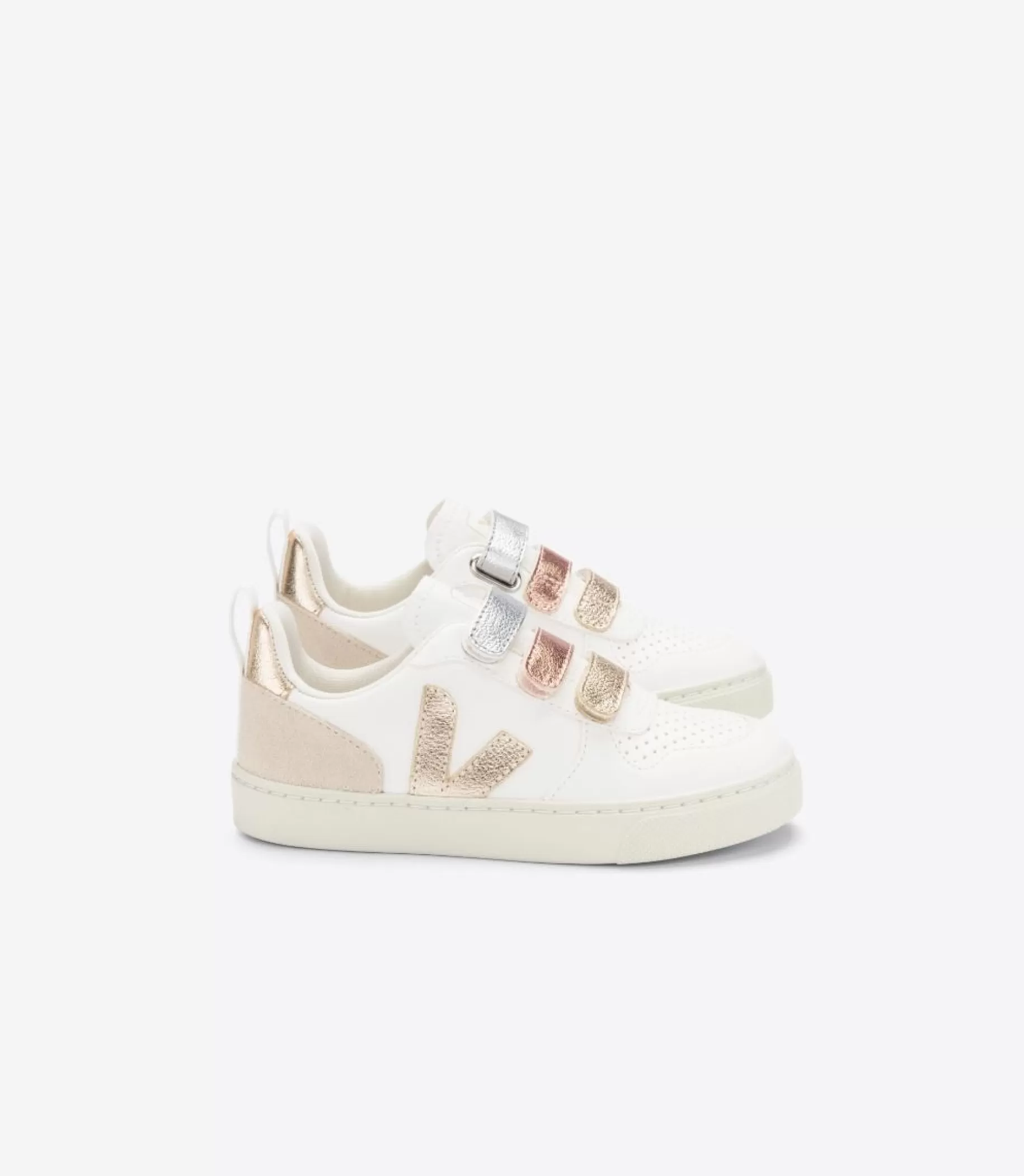 Cheap VEJA V-10 Chromefree Leather Multico White Shiny
