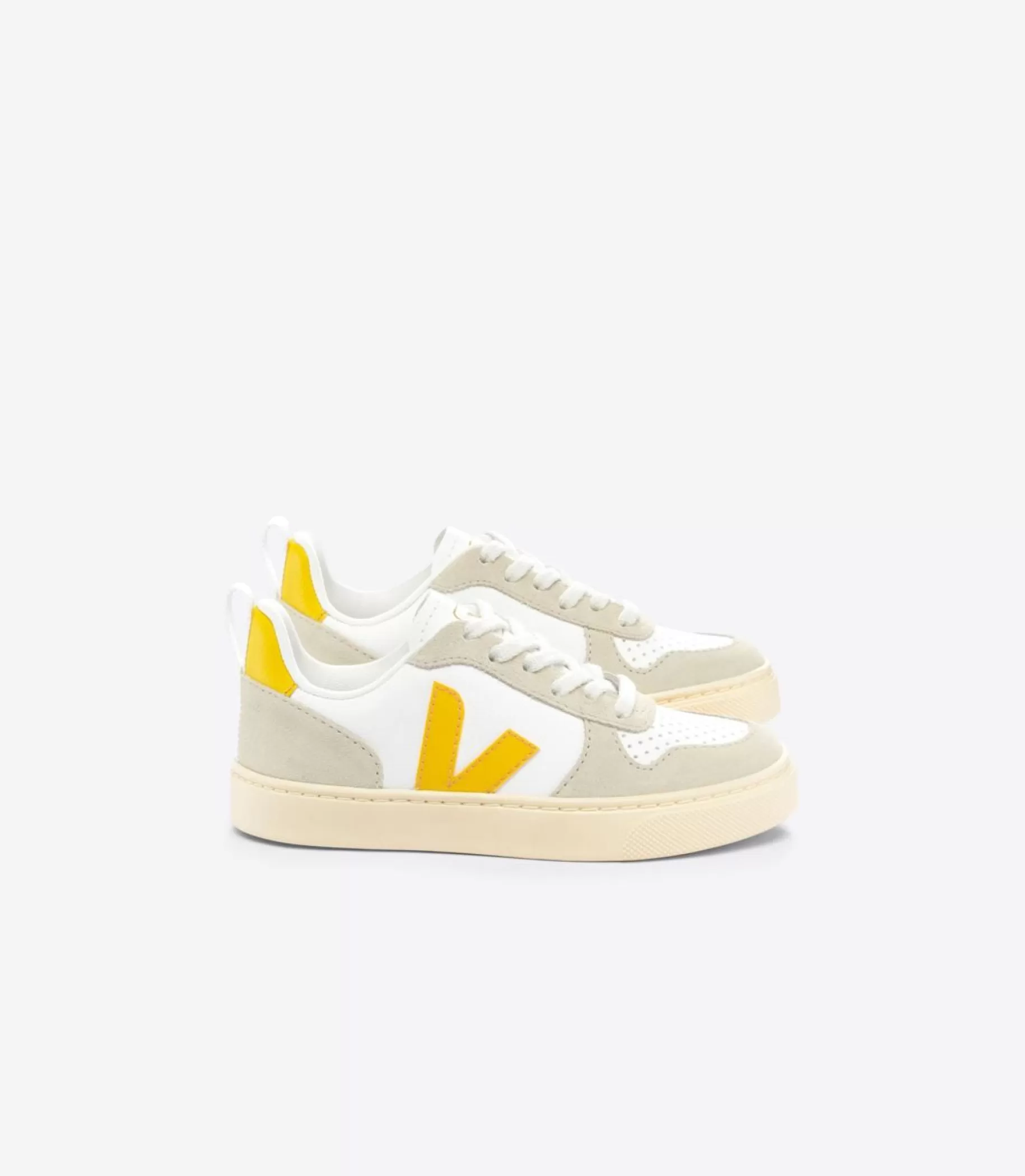 New VEJA V-10 Chromefree Leather White Ouro Almond