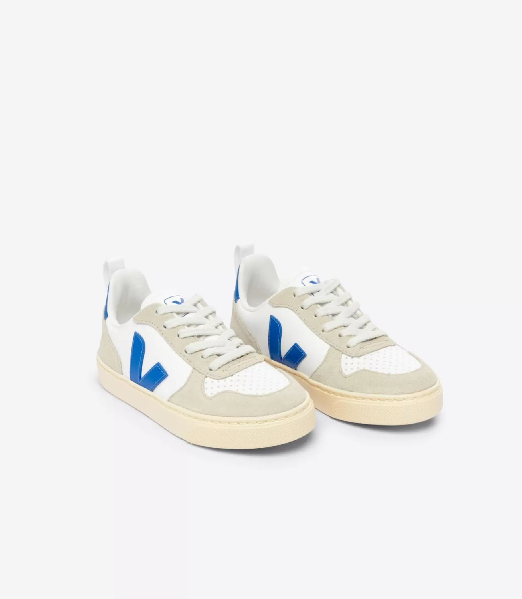 Online VEJA V-10 Chromefree Leather White Paros Almond
