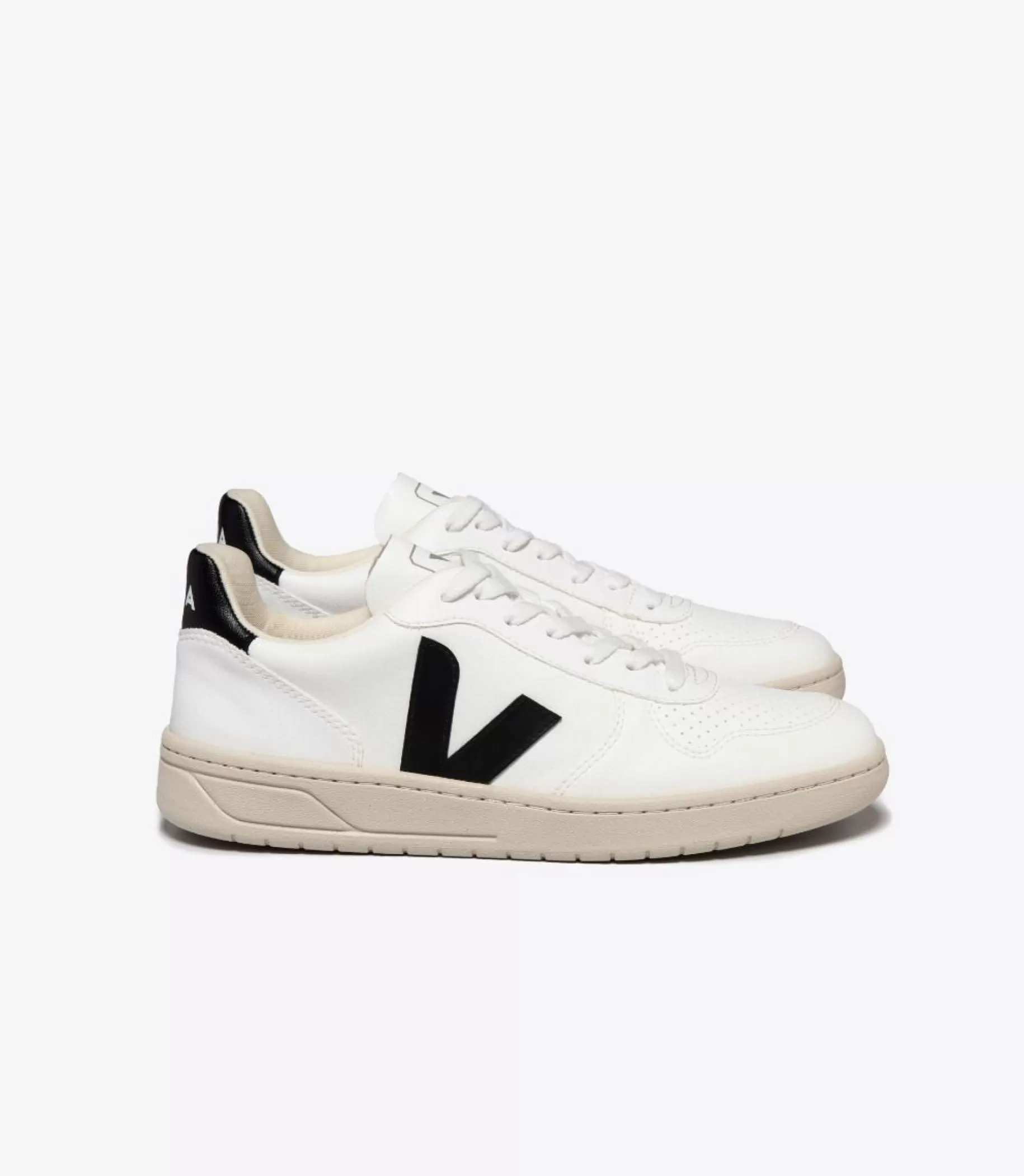 Cheap VEJA V-10 Cwl White Black