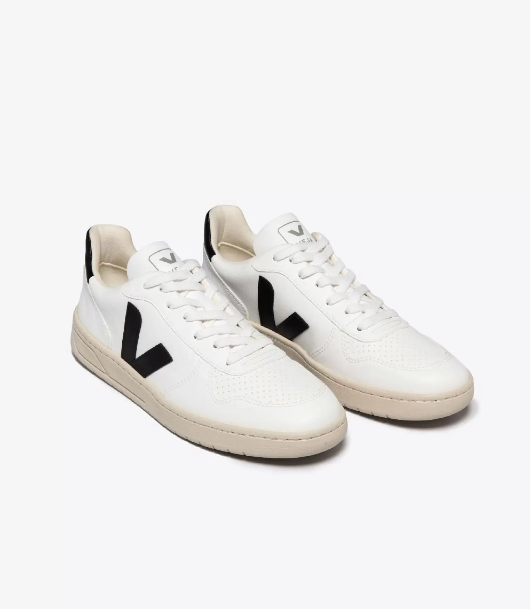 Cheap VEJA V-10 Cwl White Black